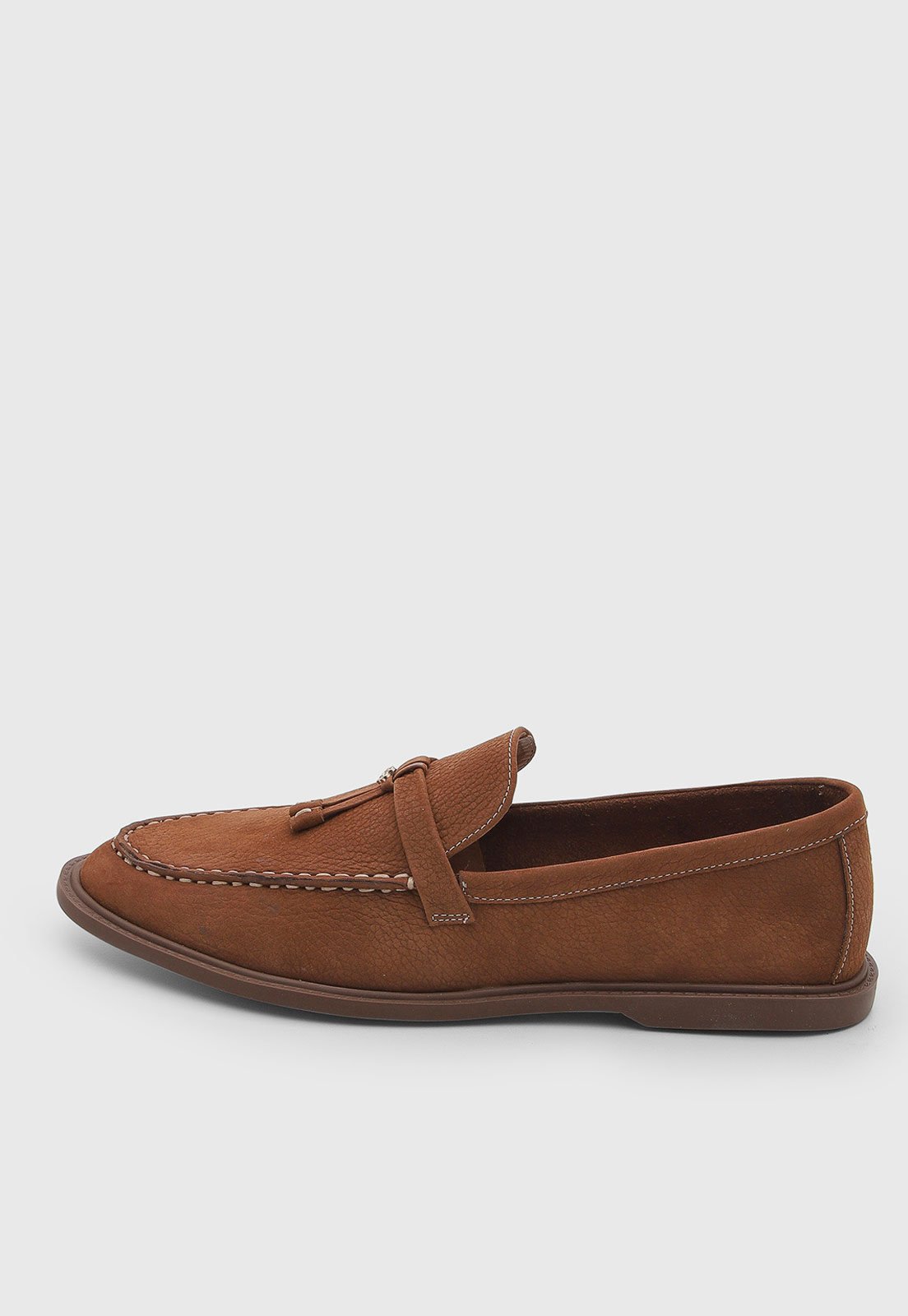 Mocassim Feminino Capodarte Couro Marrom