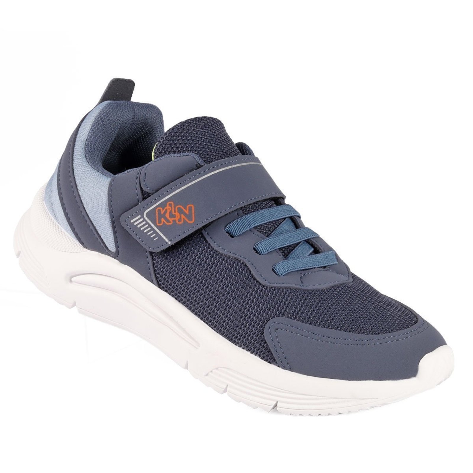 Tênis Masculino Klin New Sport Azul Marinho e Cinza com Calce Fácil