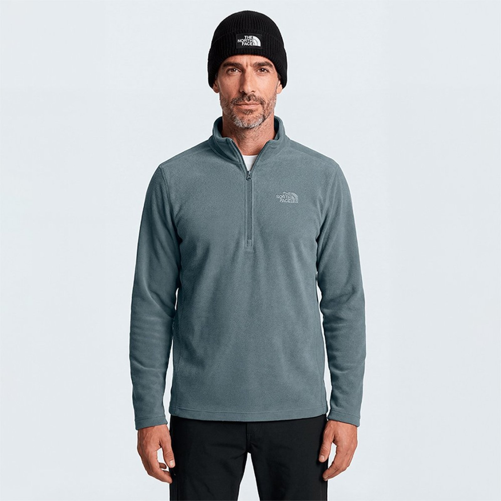 Moletom The North Face Glacier Fleece Zip Cinza Masculino