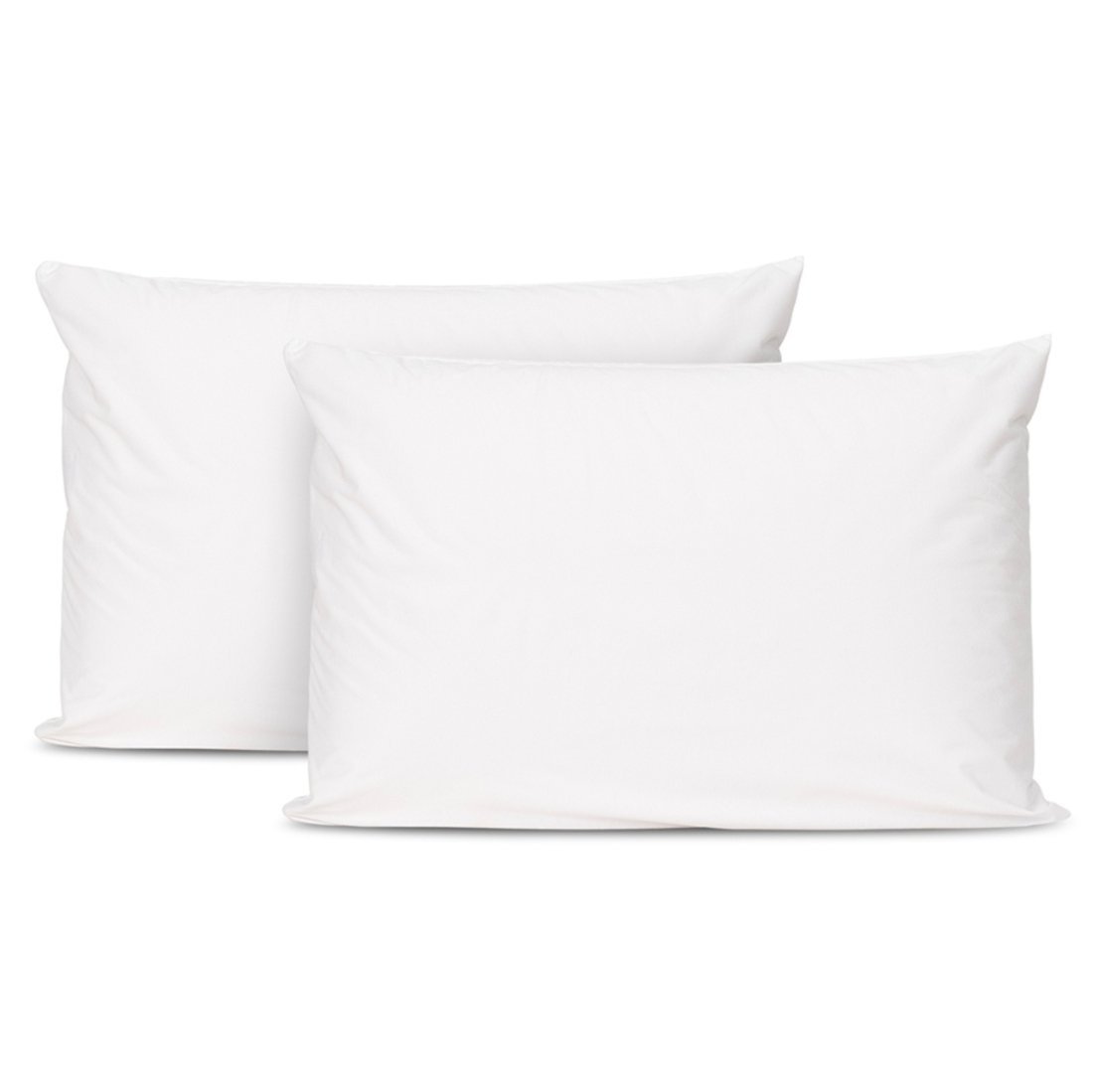 Kit 2 Capas para Travesseiro Impermeável Casa Modelo Enxovais 50cm x 70cm – Branco