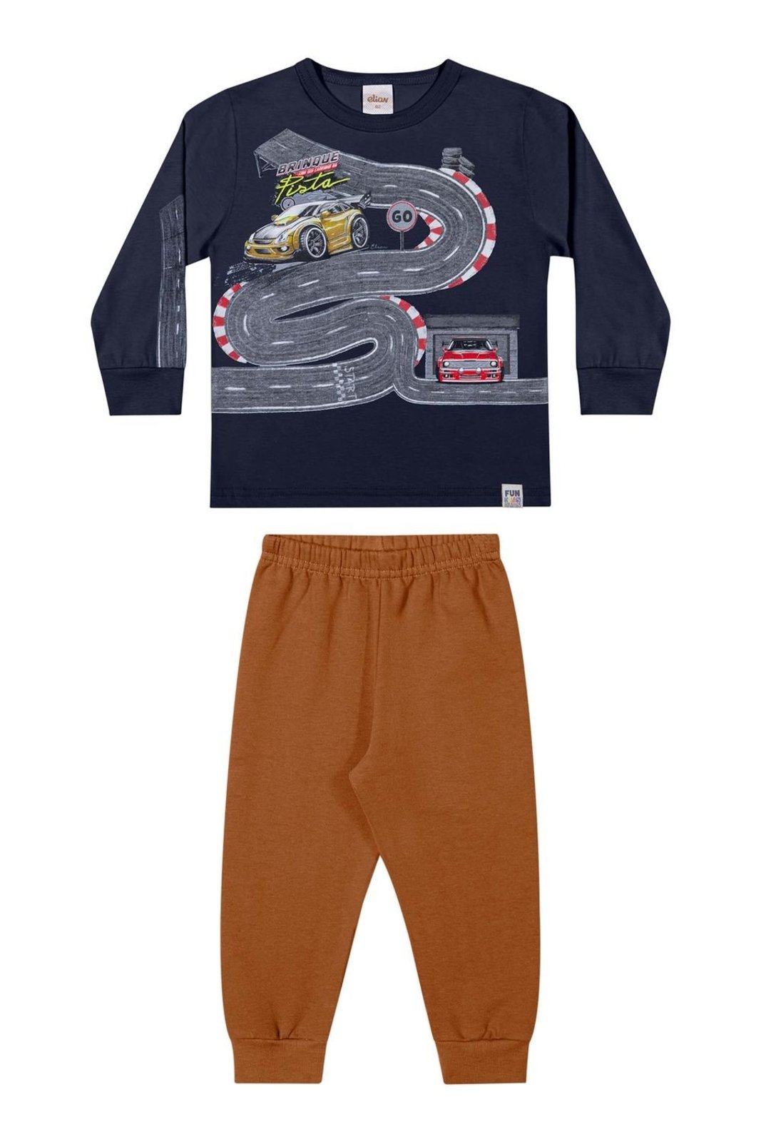 Infantil - Conjunto Menino Interativo Pista Elian Azul