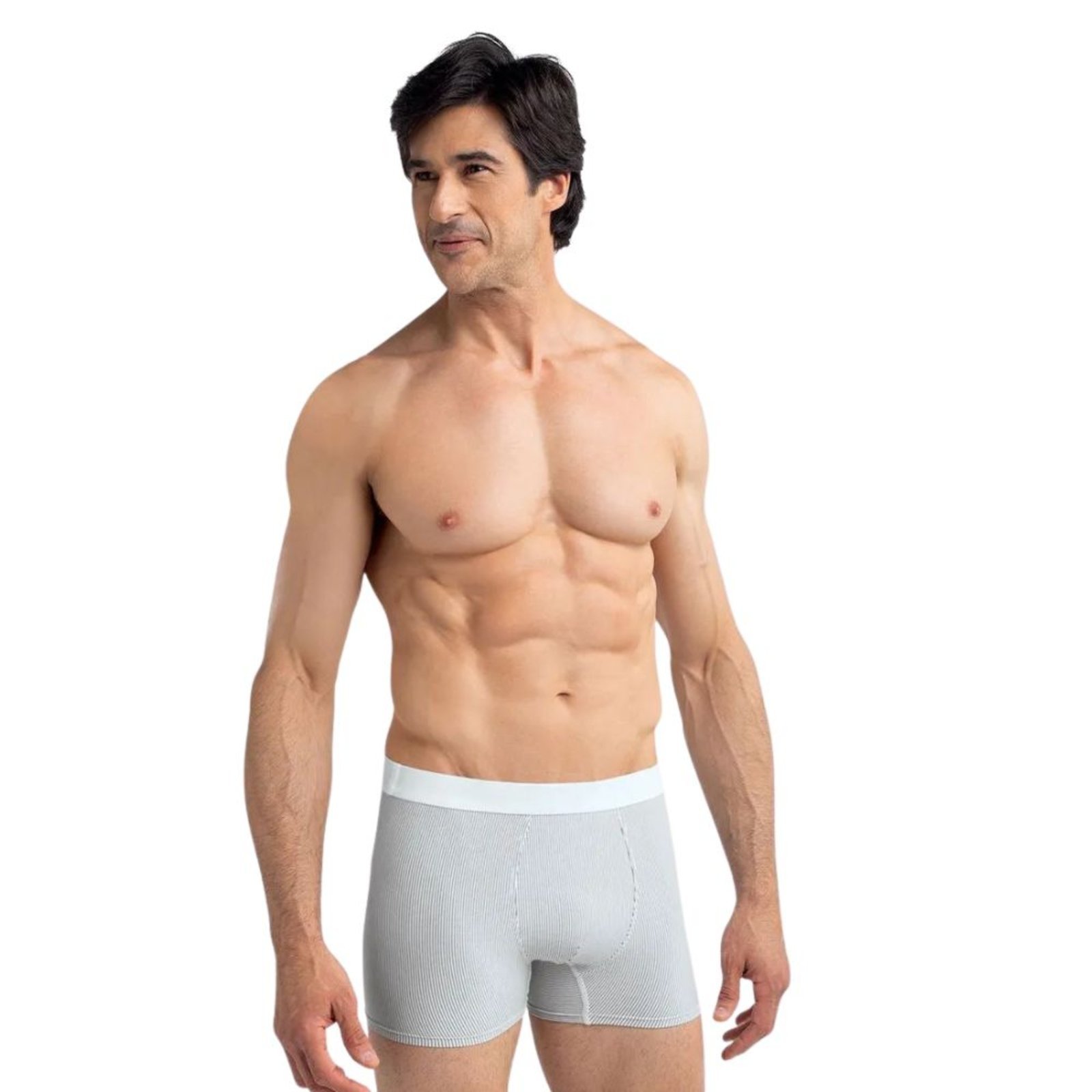 Cueca Boxer Mash Microfibra Risca de Giz Adulto 45.00