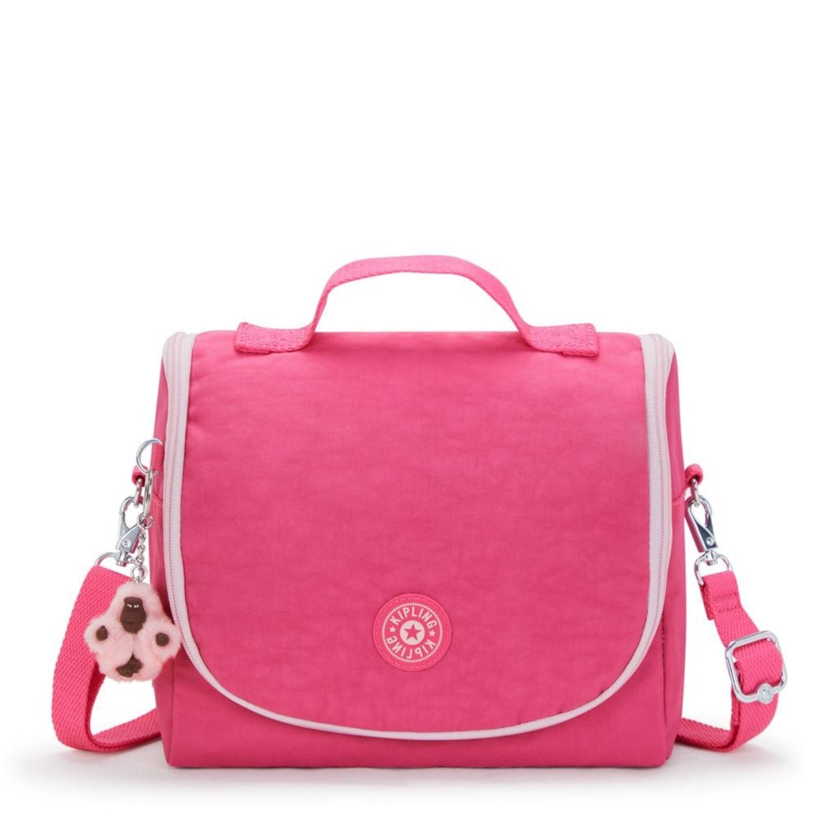 Vista 2 Infantil - Lancheira Kipling New Kichirou Happy Pink C Rosa rosa pink Kipling rosa pink