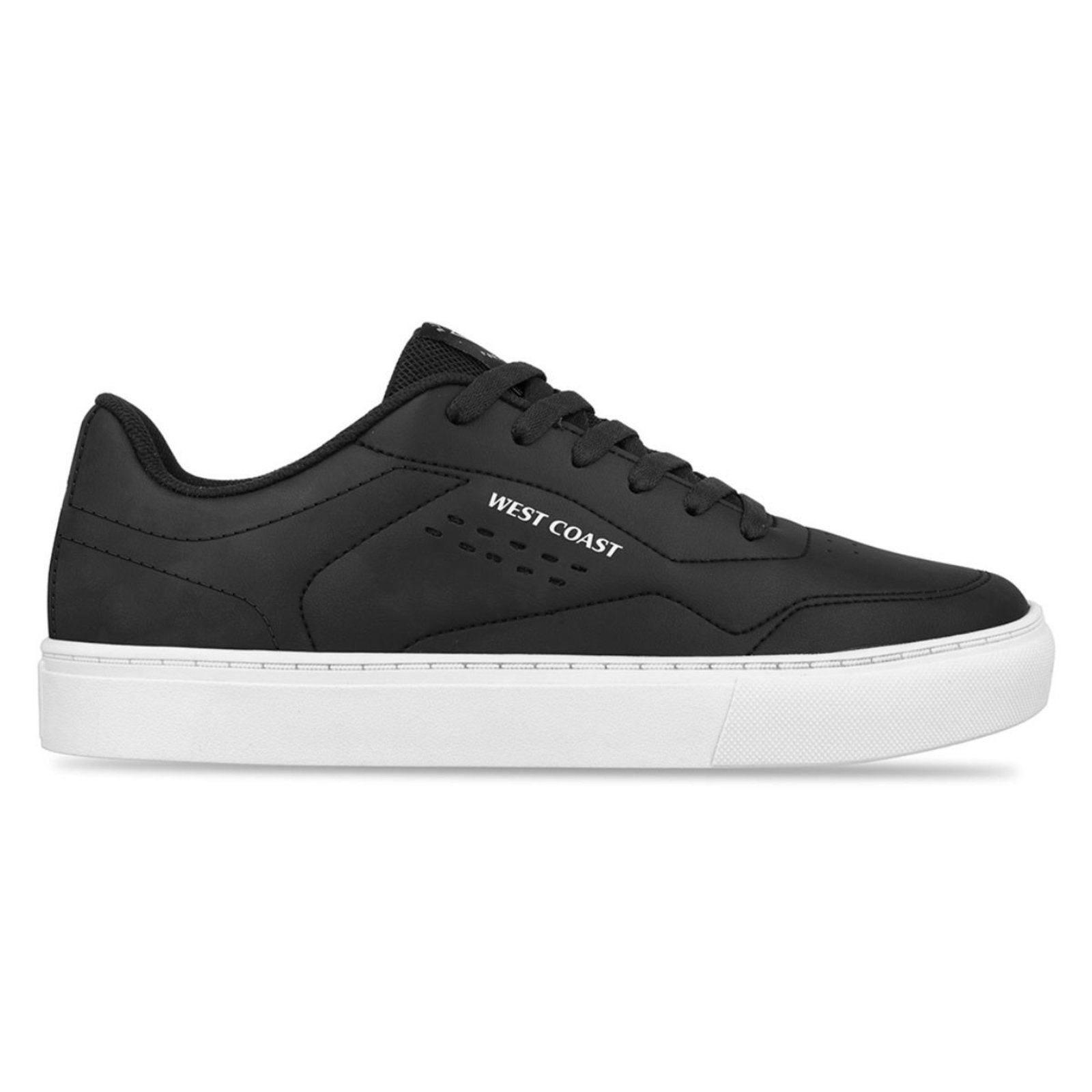 Tênis Casual West Coast Monaco WC 253 Masculino Preto Branco