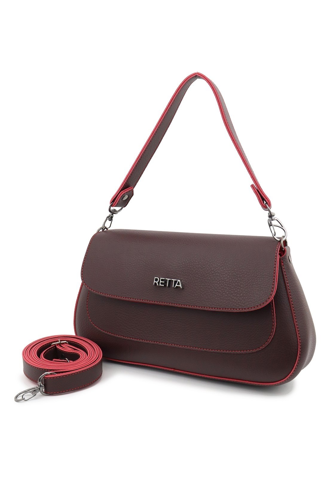 Vista 3 Bolsa Feminina Transversal Pequena Para Festa de Ombro e Mão Retta Oficial azul azul