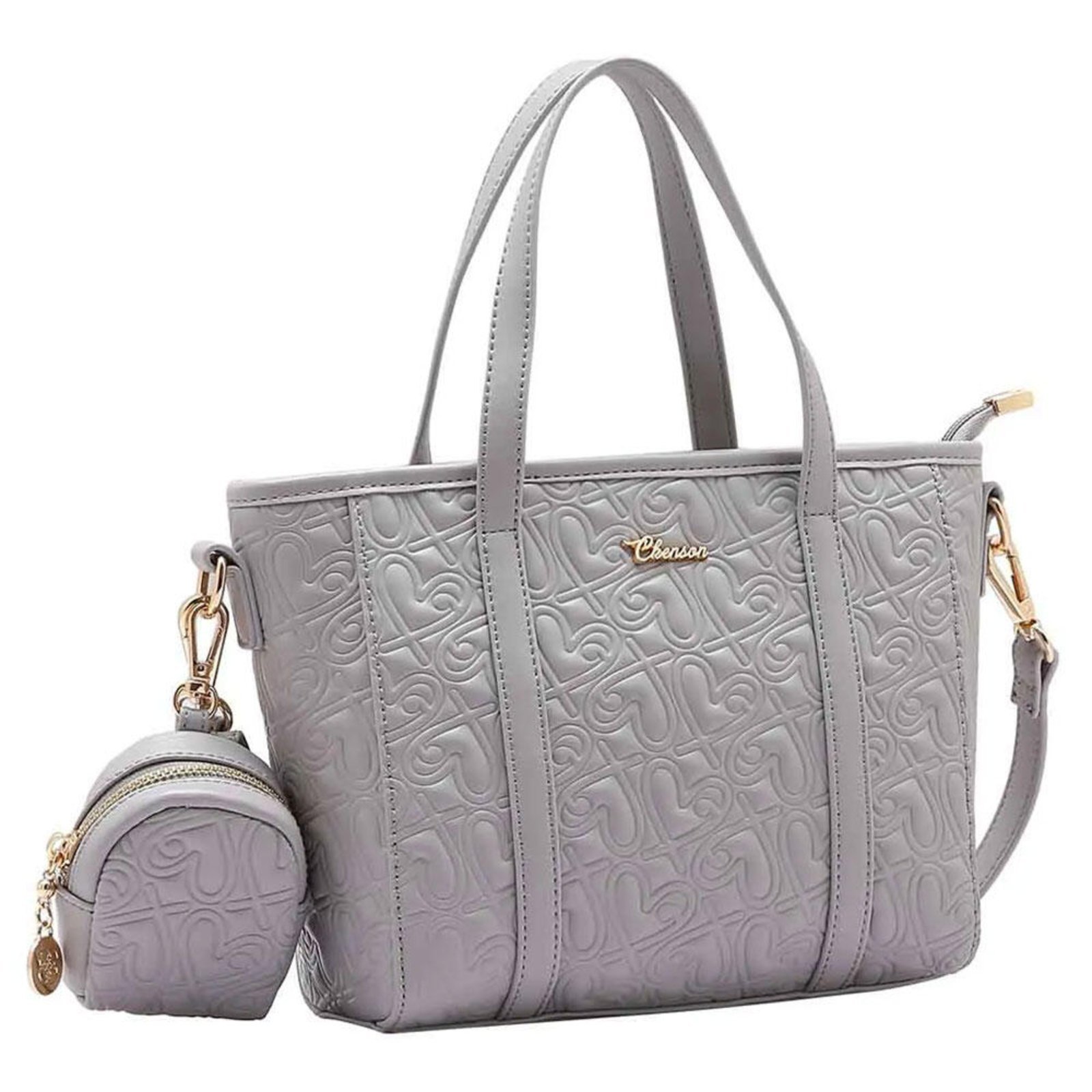 Bolsa Feminina Chenson Cg85102 1825102 Cinza
