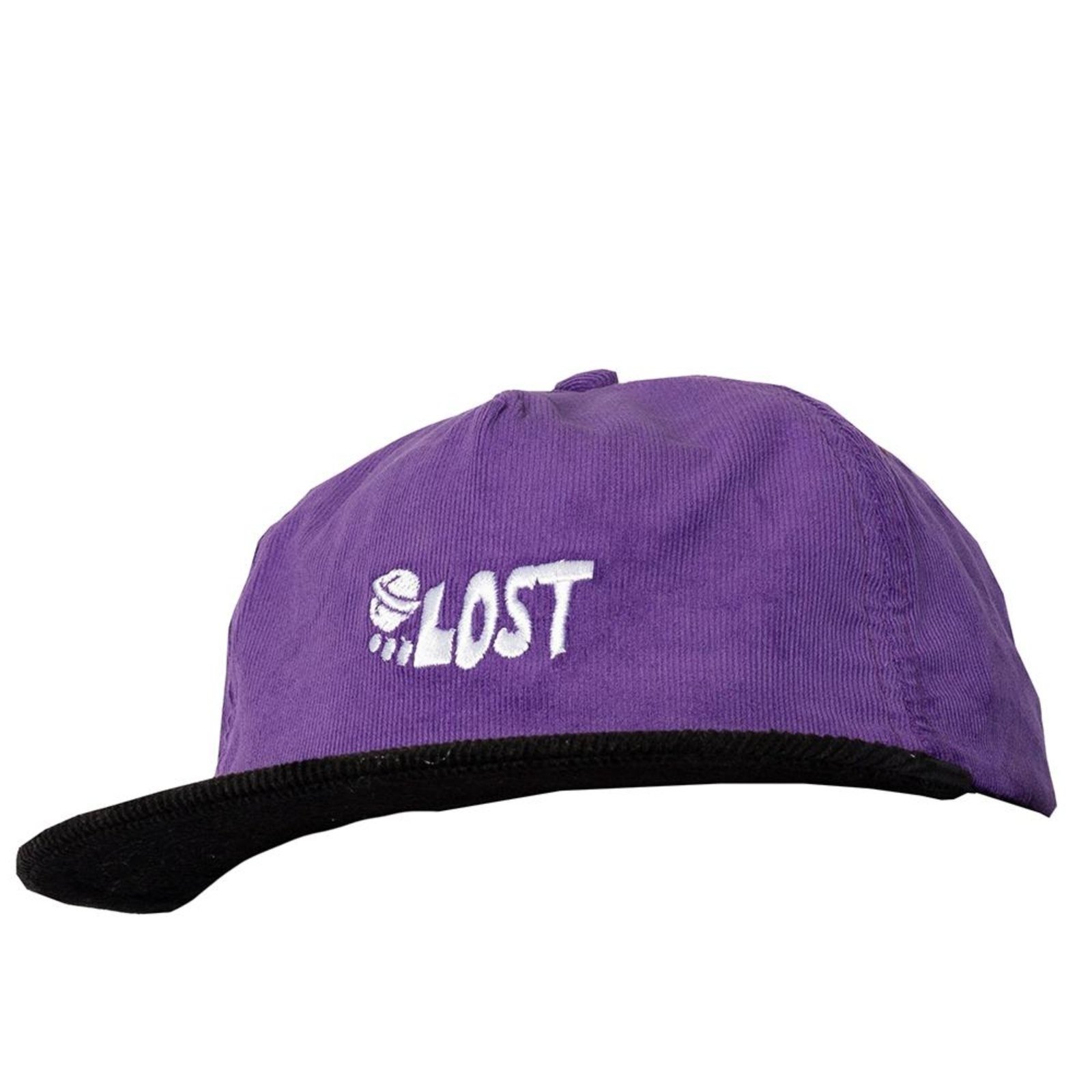 Boné Lost Aba Reta Dad Cap Lost Veludo WT25 Roxo