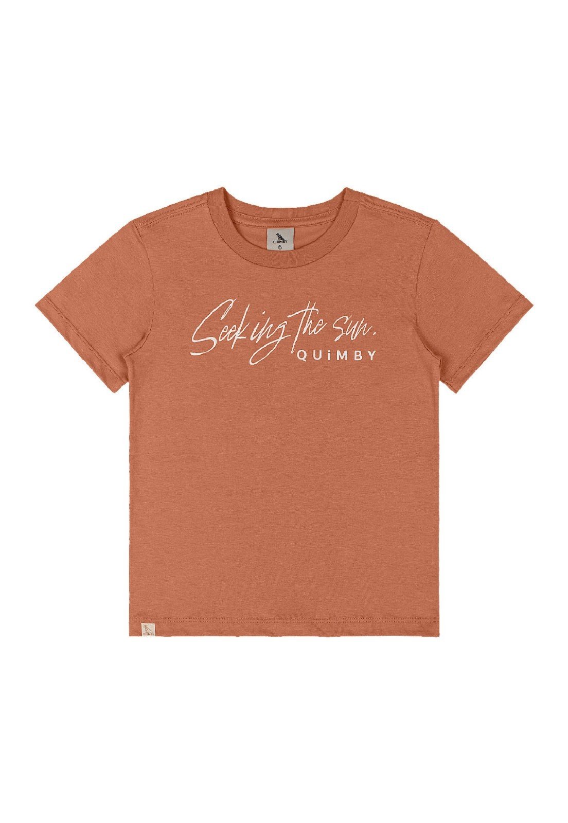 Vista 3 Infantil - Conjunto Camiseta Bermuda Tropical Quimby cinza Quimby cinza