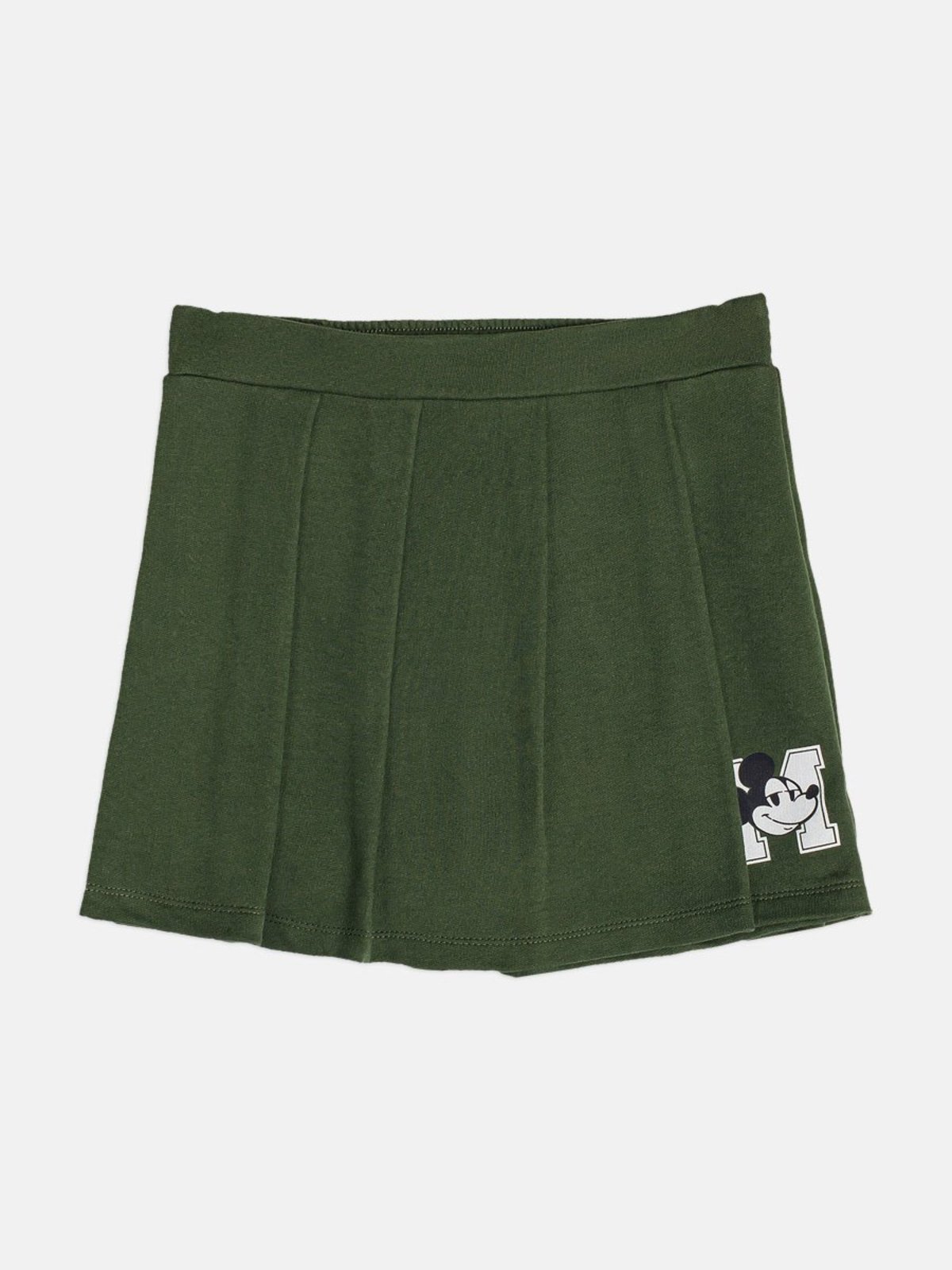Infantil - Short Saia Feminina Authoria de Moletom do Mickey