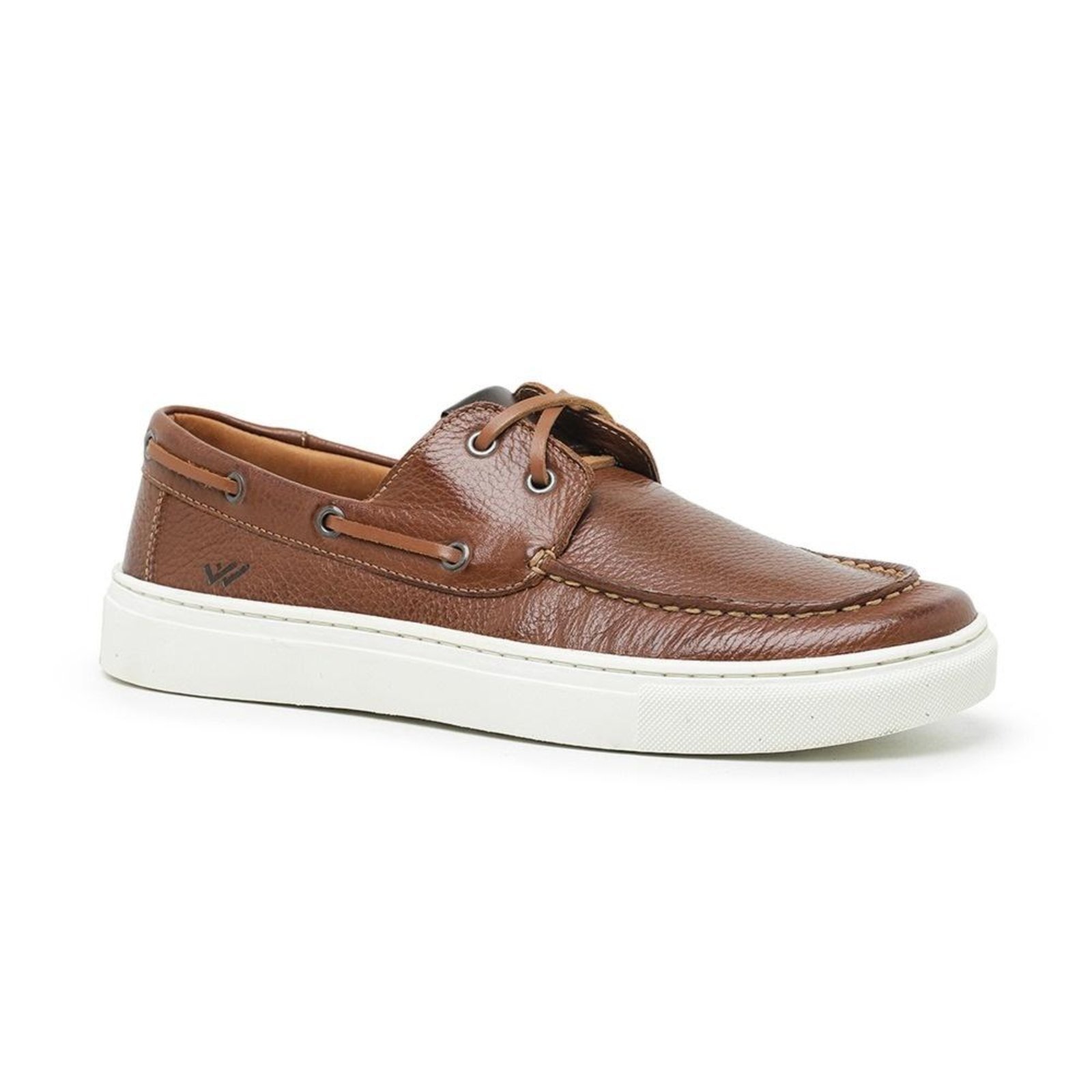 Mocassim Masculino Couro Dockside Casual Moderno Marinho 37 Marrom