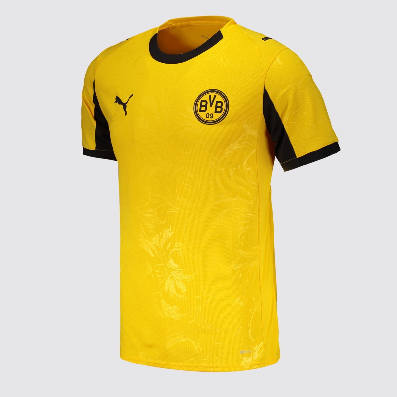 Vista 3 Camisa Puma Borussia Dortmund Cup 2026 amarelo Puma amarelo