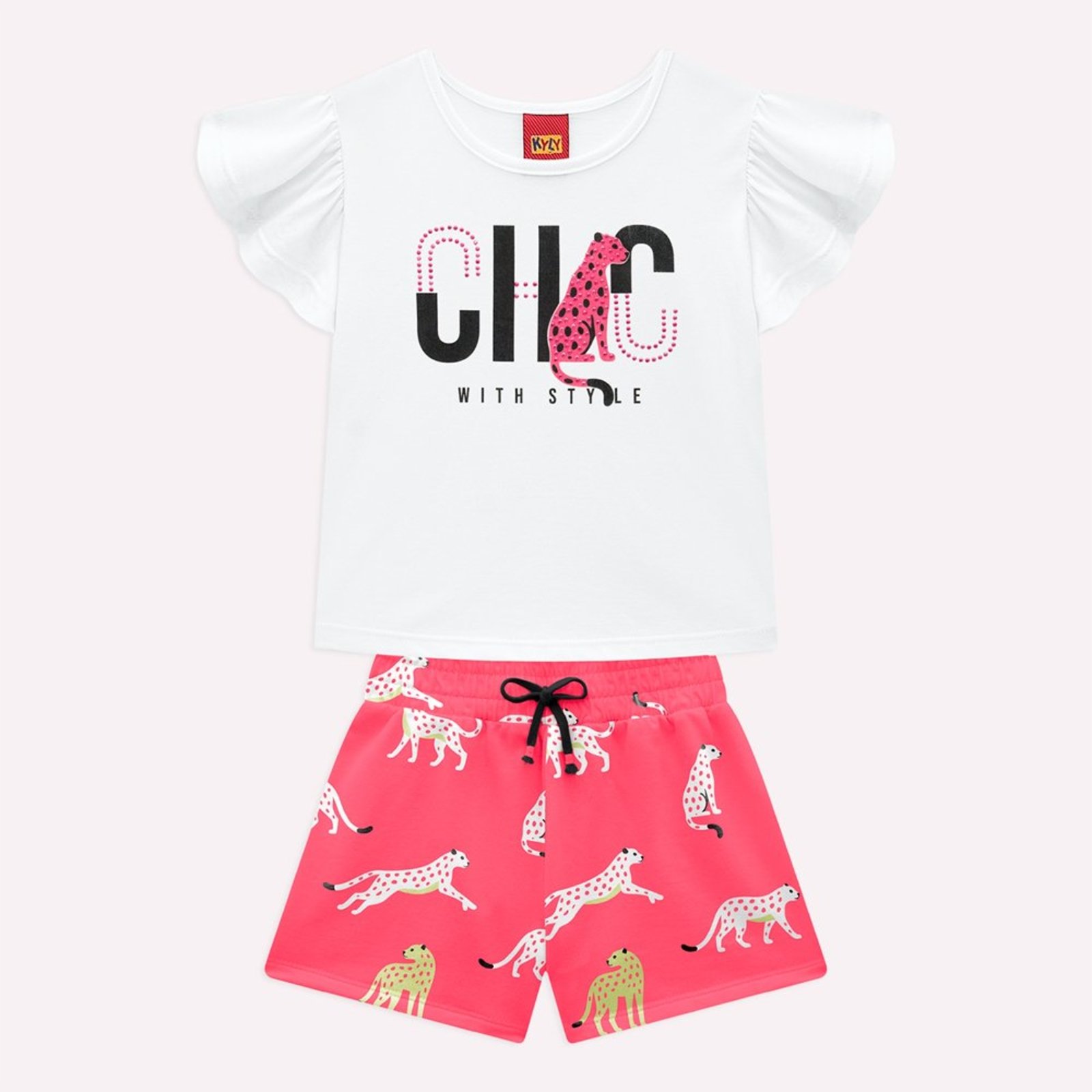 Infantil - Conjunto Menina Onças Kyly