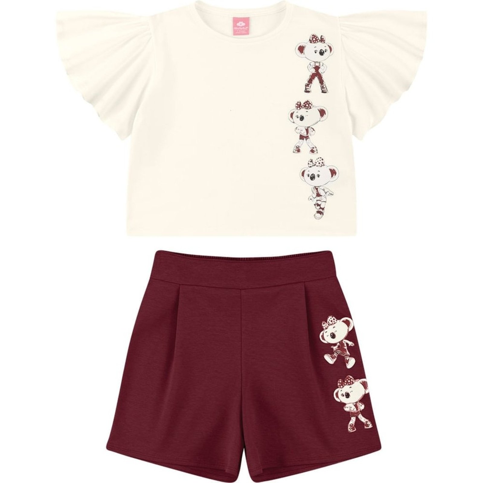 Infantil - Conjunto Curto Menina Lilica Ripilica