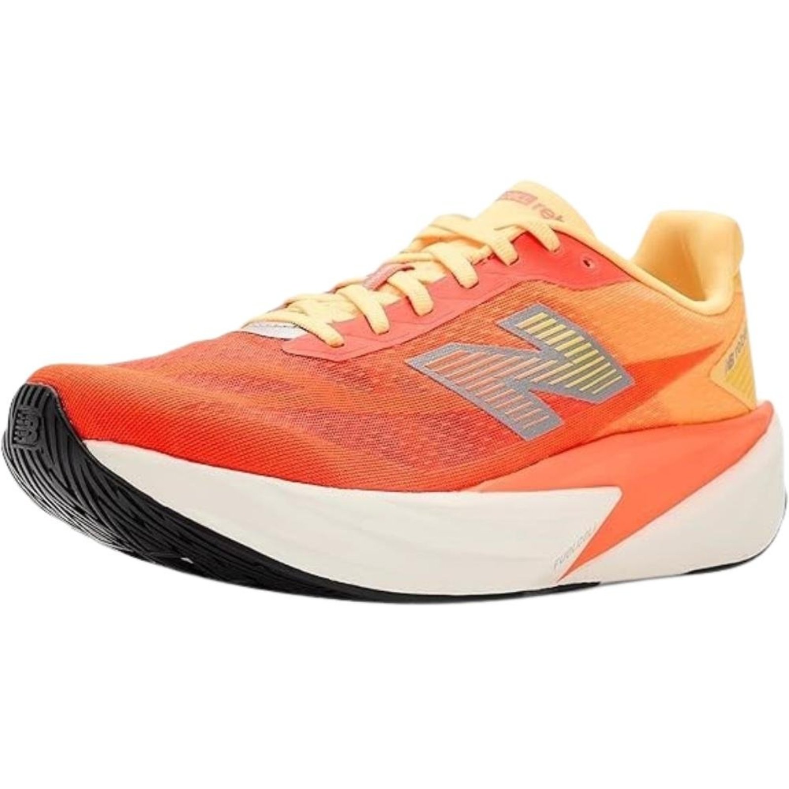 Tênis New Balance Fuelcell Rebel V5 Femnino - Laranja/prata