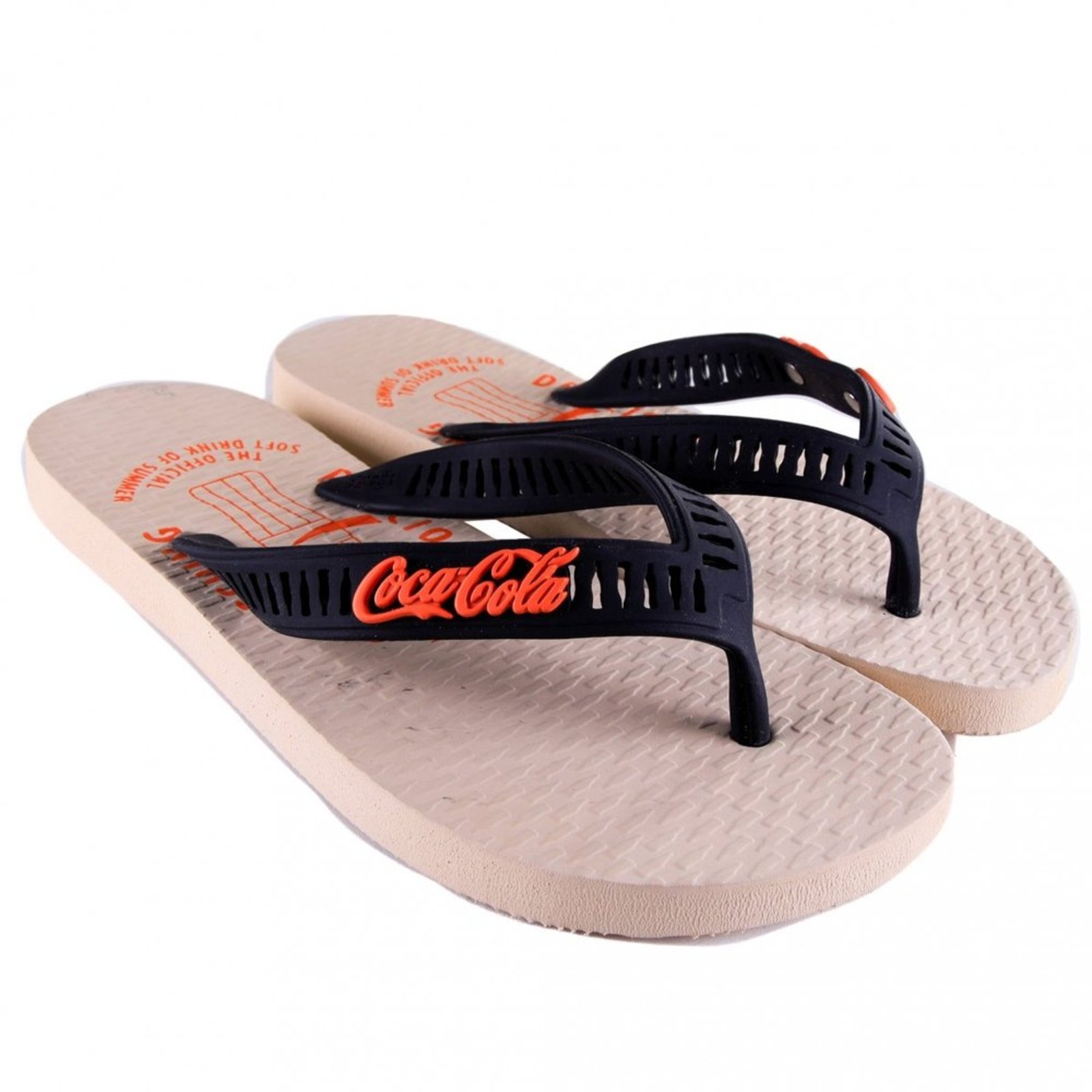 Vista 3 Chinelo Coca-Cola Cc4505 Coca-cola Off-white off-white white Coca-Cola off-white white