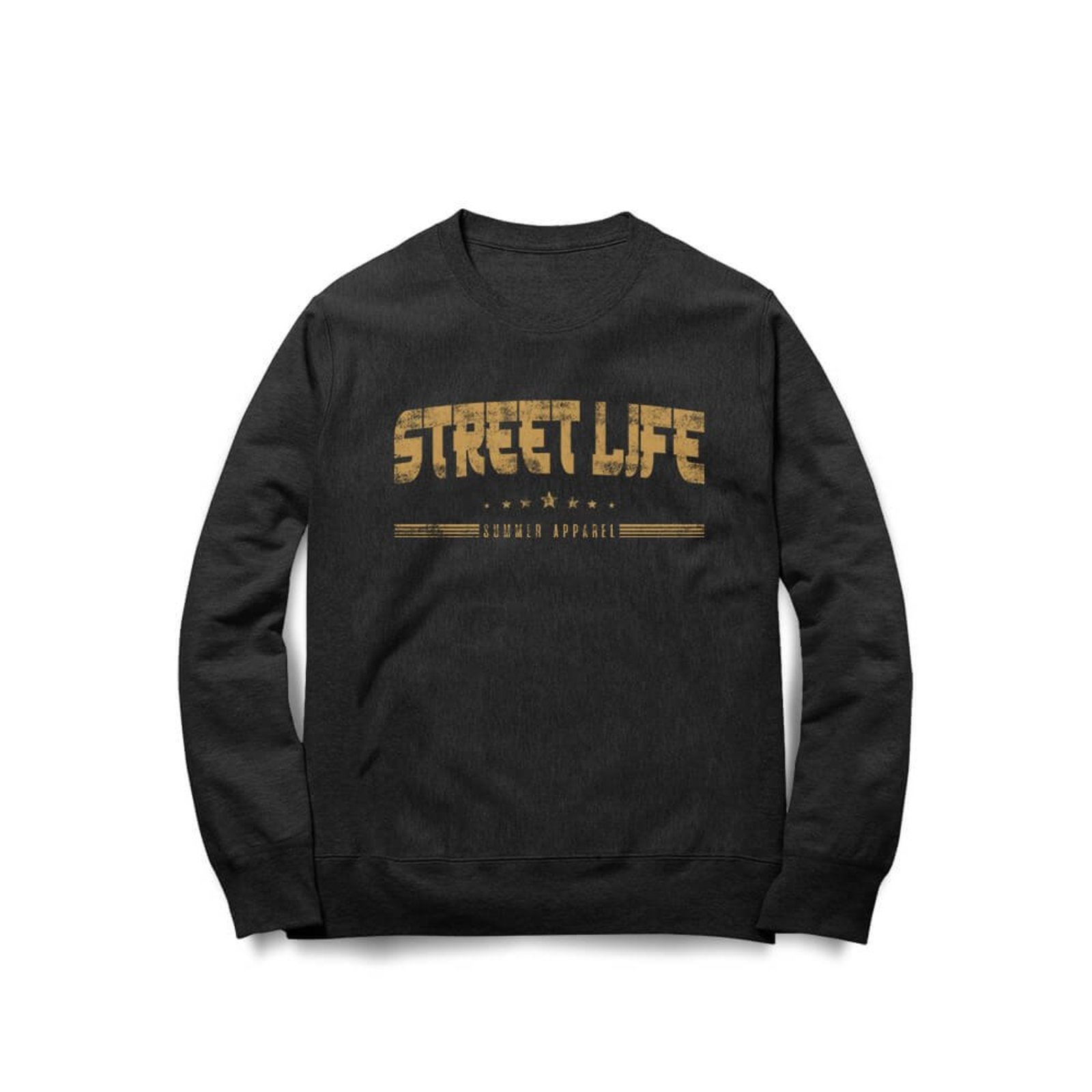 Moletom Street Life - Preto - Casual - Studio Geek