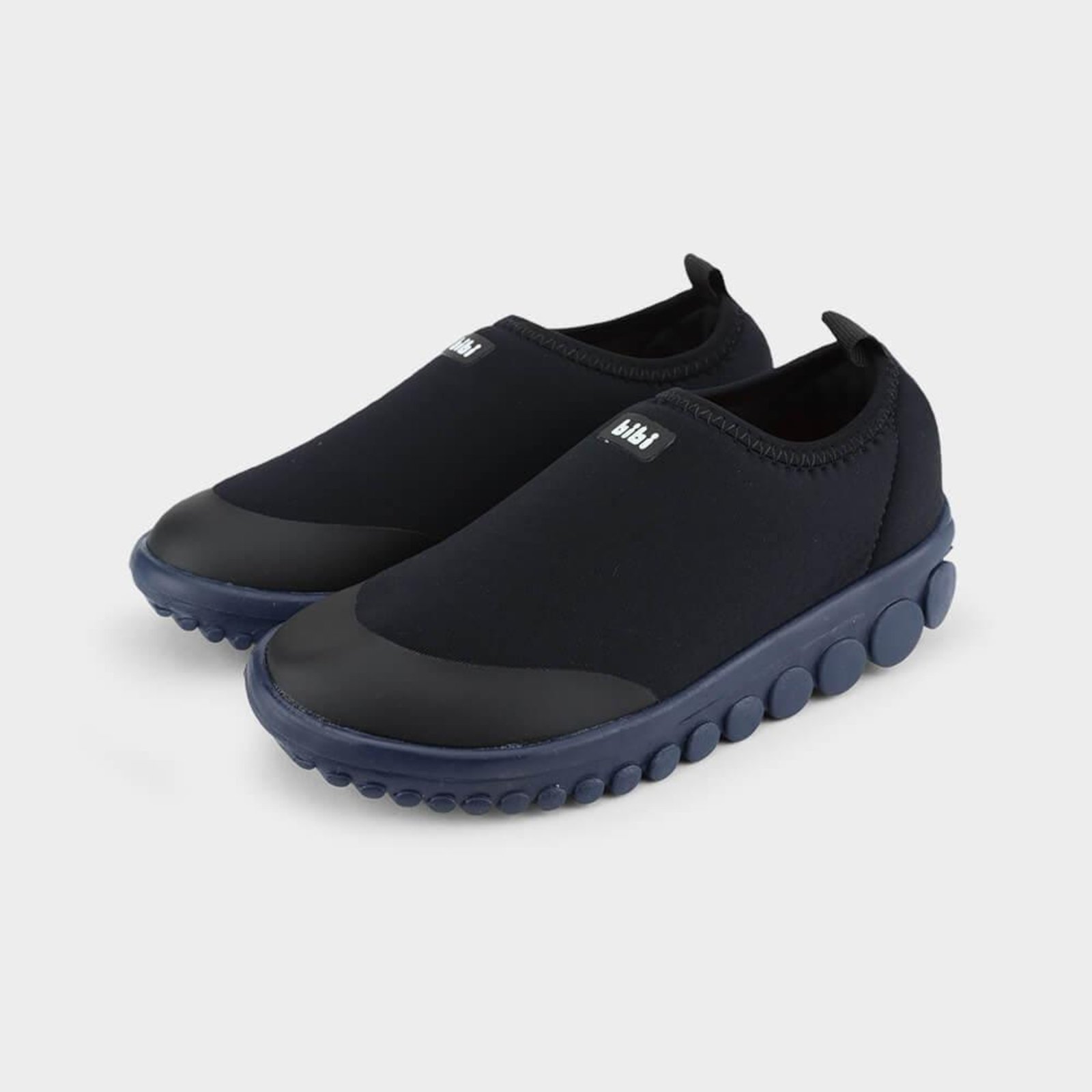 Vista 3 Infantil - Tênis Bibi Roller 2.0 Preto com Azul Marinho 22 Calçados Bibi preto azul Calçados Bibi preto azul