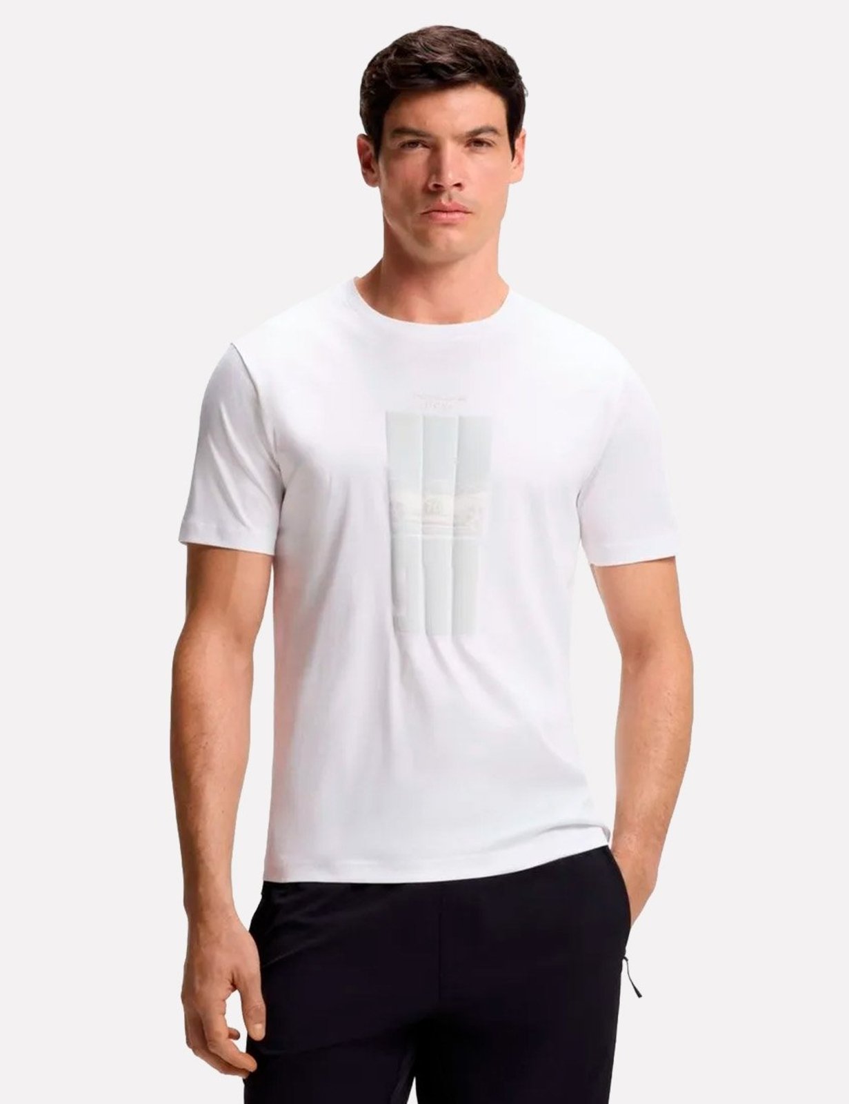 Camiseta Hugo Boss x Porsche Masculina Regular Fit Mercerised TS_PS Spirit70 Grx