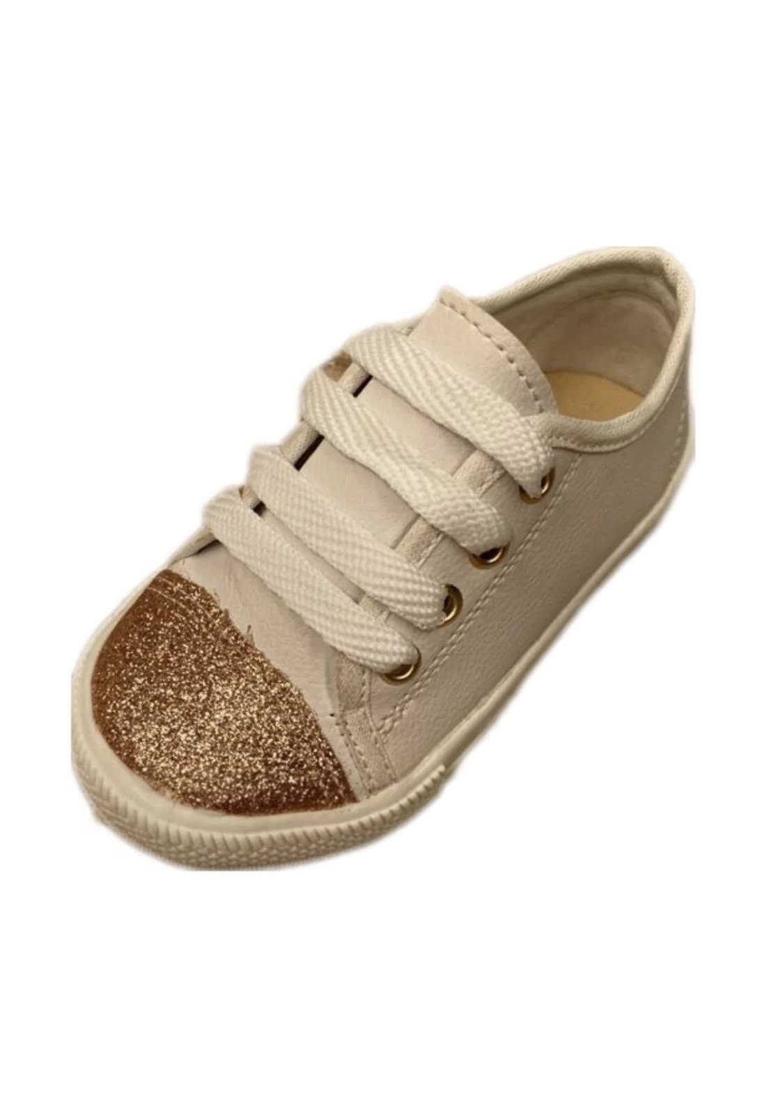 Infantil – Tênis Solzim Casual Branco Cobre