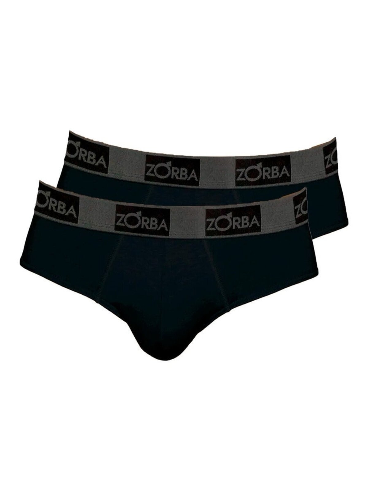 Kit com 2 Cuecas Slip Zorba 716 Preto