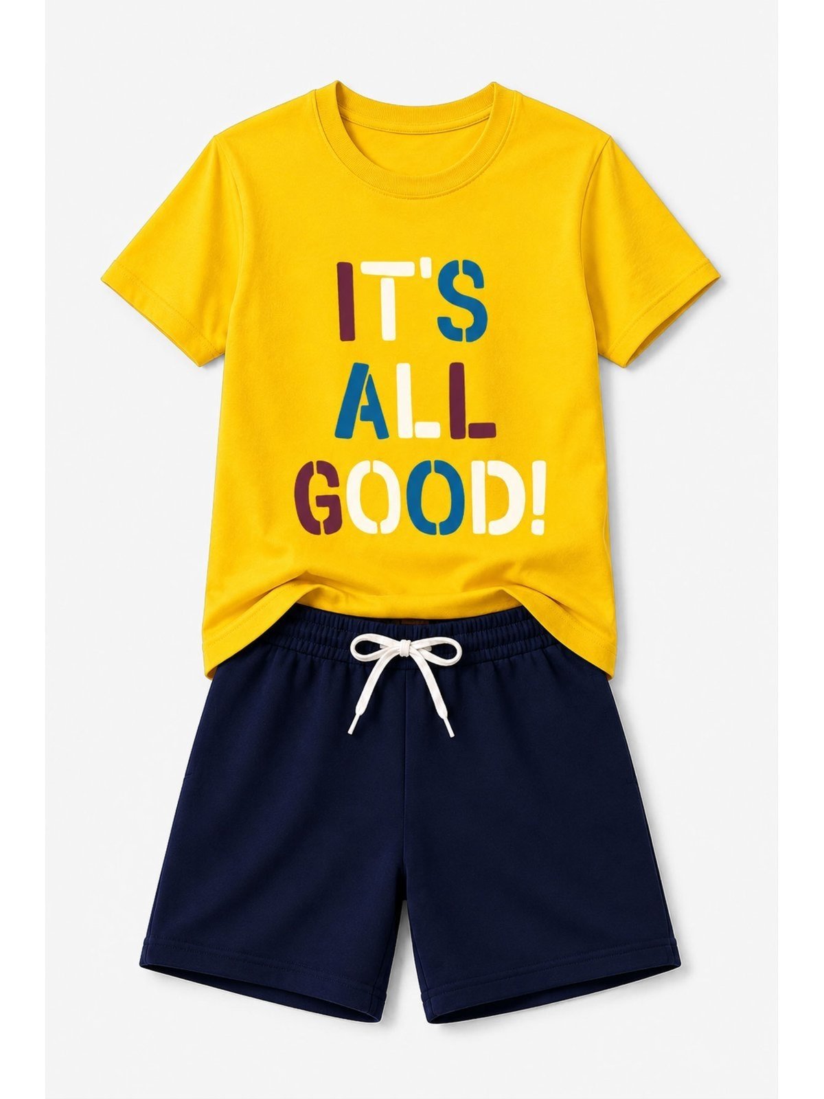 Infantil - Conjunto Masculino It's All Good Amarelo - Babei no Look