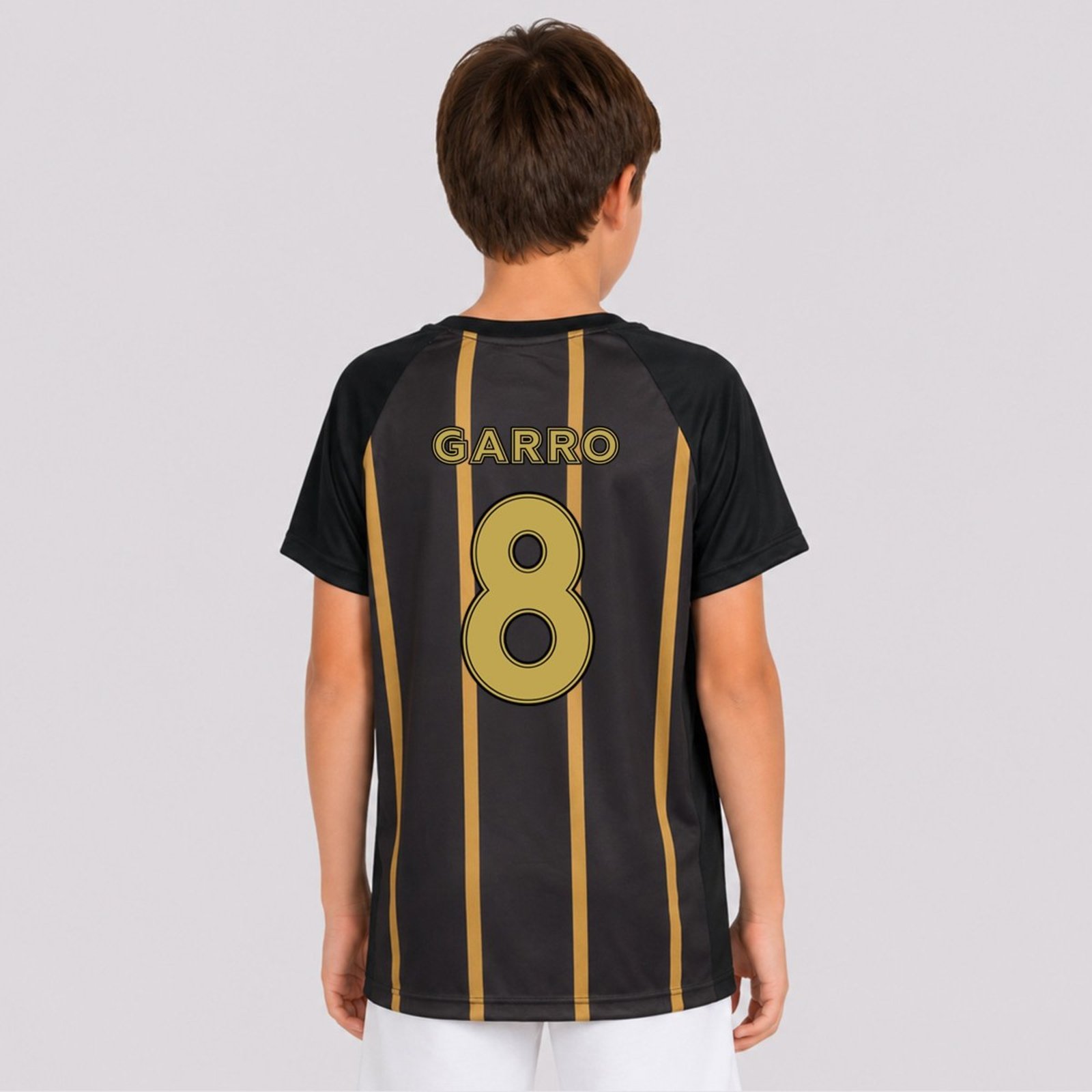 Camiseta Corinthians Fitness 8 Garro Preta