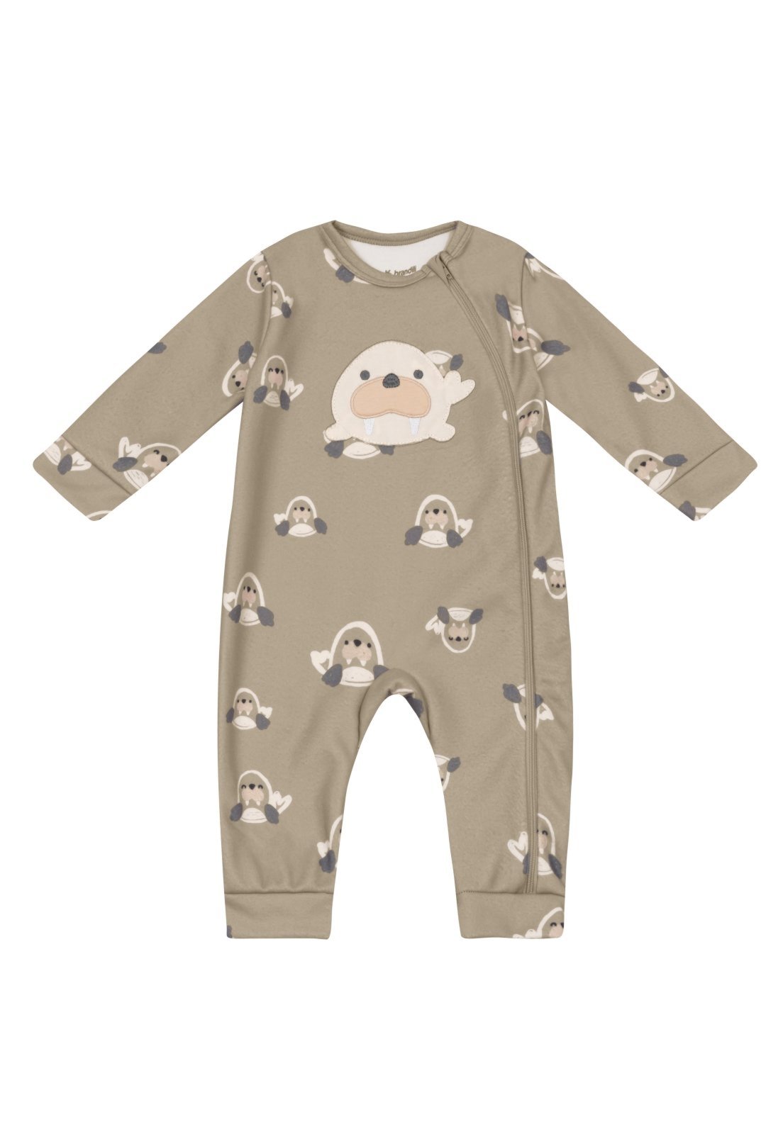 Infantil - Macacão menino peluciado Brandili Baby