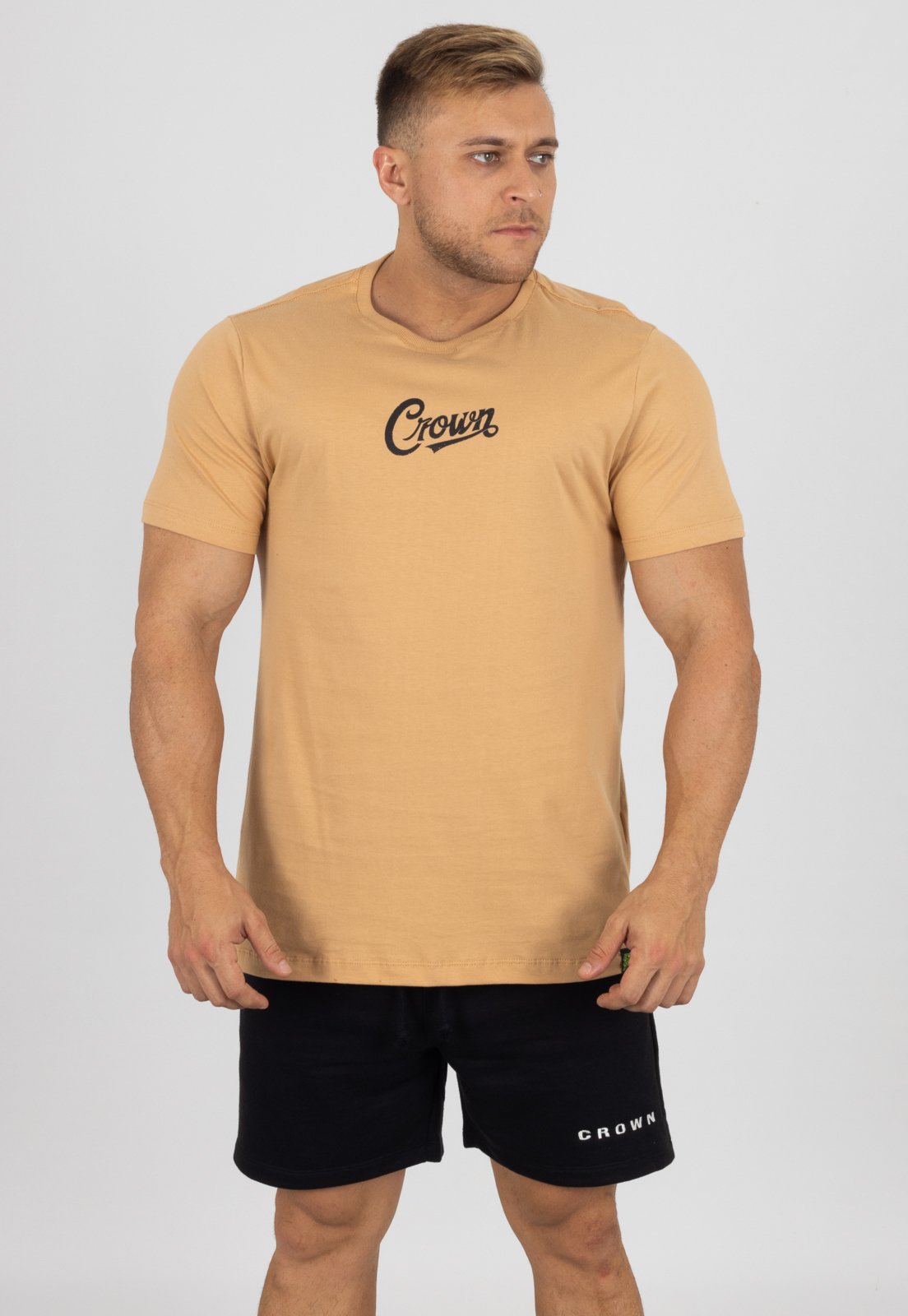 Camiseta Crown Training OldStyle Musculação Fitness