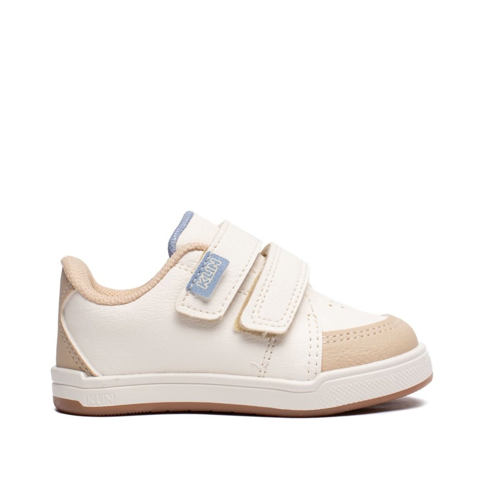 Infantil - Tênis Klin Flyer Baby Tiras Aderentes Off White