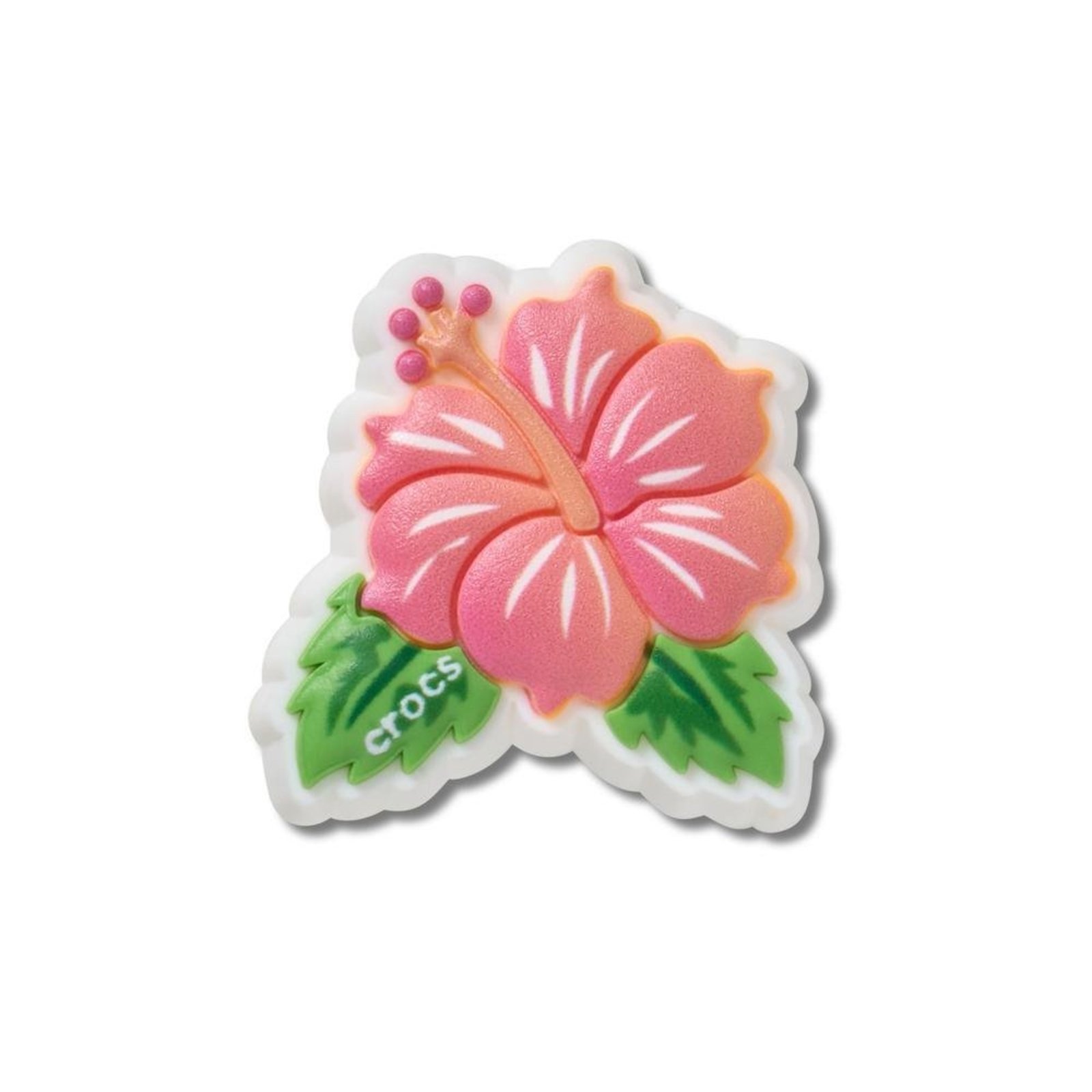 Infantil - Jibbitz™ Hibisco Tropical Único Branco