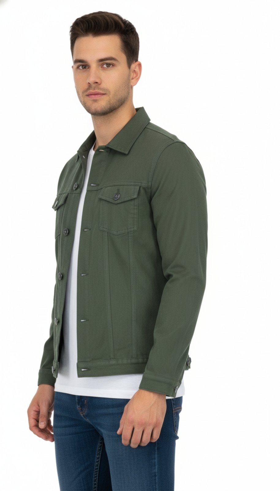 Jaqueta Sarja/brim Masculina Super Luxo Reforçada Amil 1818