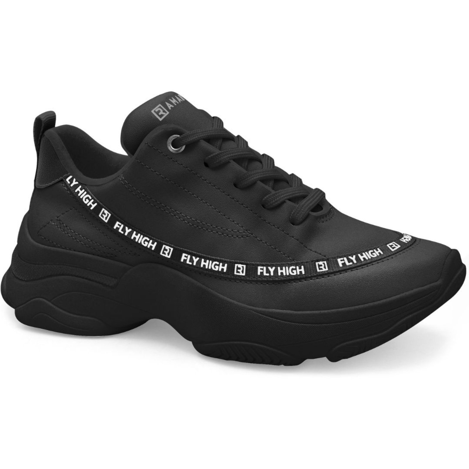 Vista 2 Tênis Feminino Jogging Ramarim 2574201-2 preto RAMARIM preto