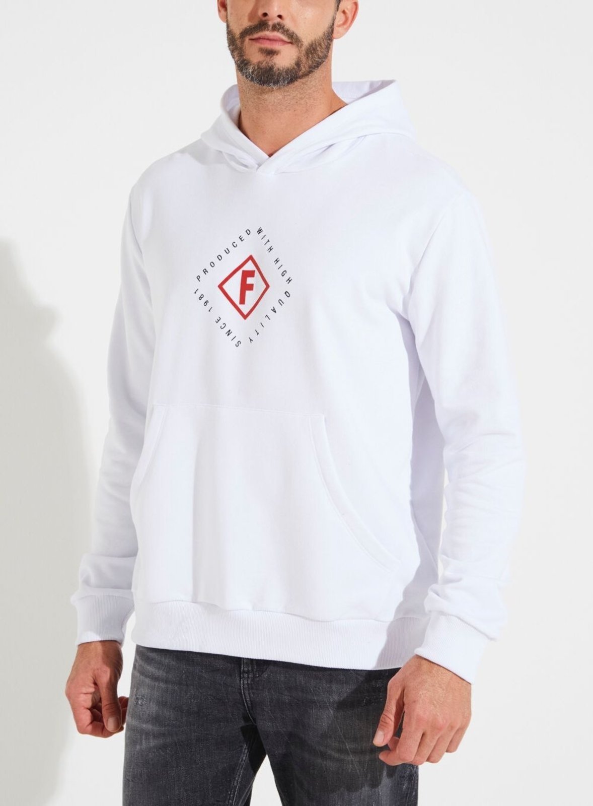 Moletom Com Capuz Forum Branco