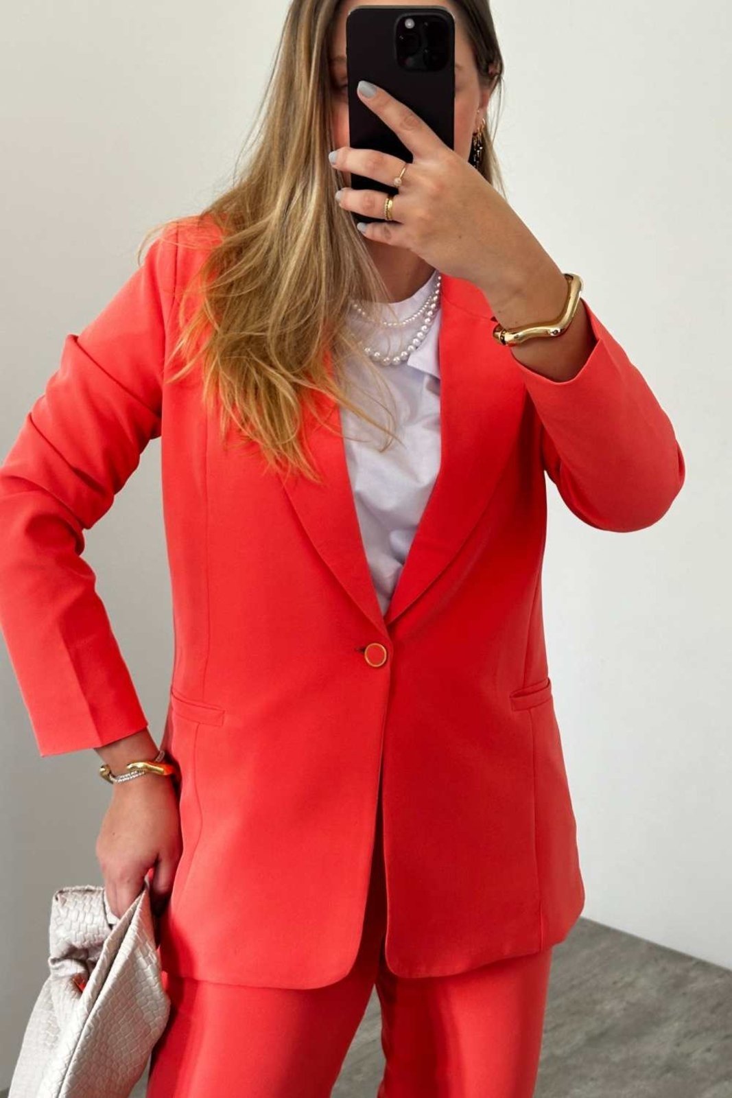 Blazer Vanibele Alfaiataria Rosa Goiaba