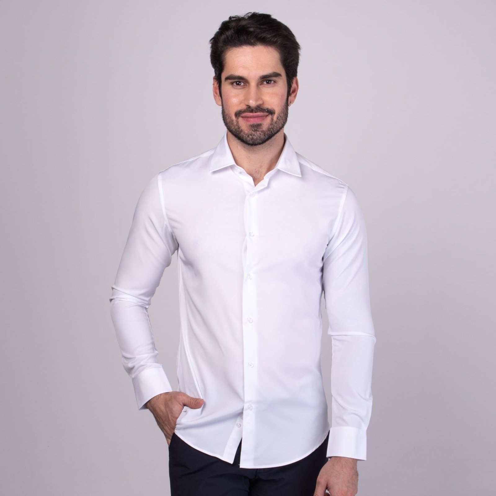 Camisa Versatiold Modal Regular Branca