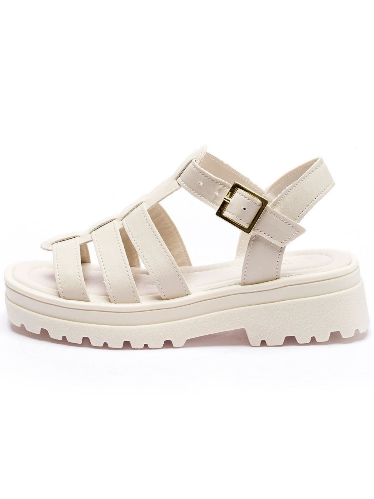 Vista 2 Infantil - Sandália Feminina Tininha Fisherman Off White off-white white Tininha off-white white