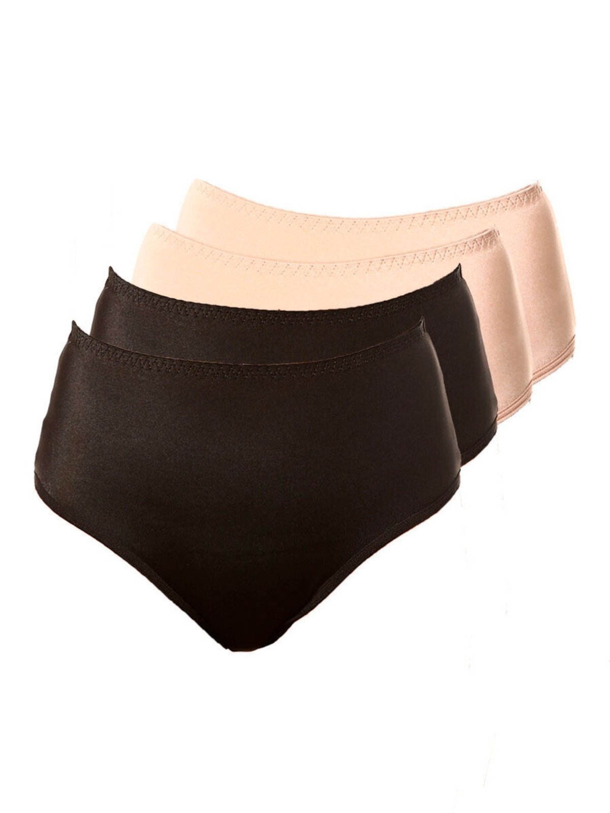 Kit com 4 Calcinhas Alta Chanson Demillus 57850 Preto