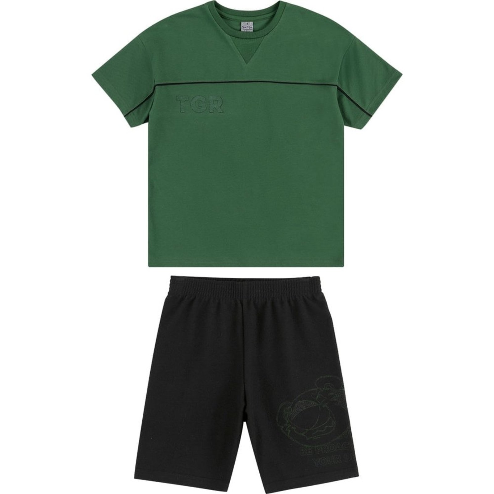 Infantil - Conjunto Curto Menino Tigor T. Tigre