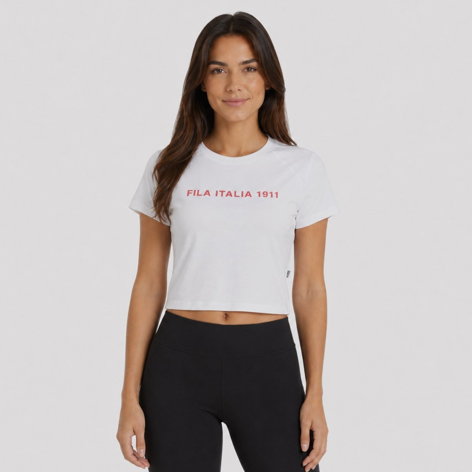 Camiseta Fila Baby T Stile Sport Feminina Branca
