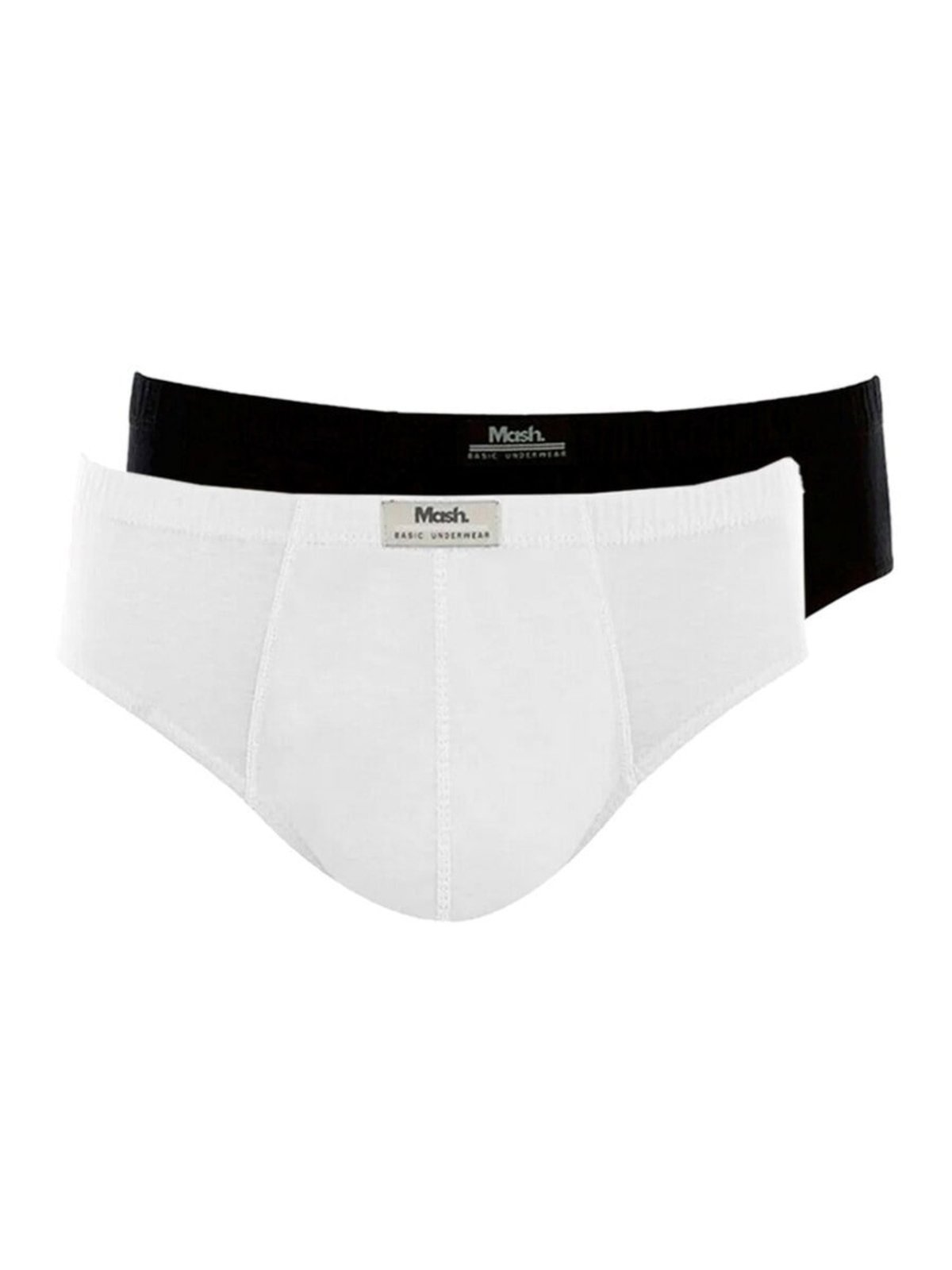 Kit com 2 Cuecas Slip Mash 074.58 Branco