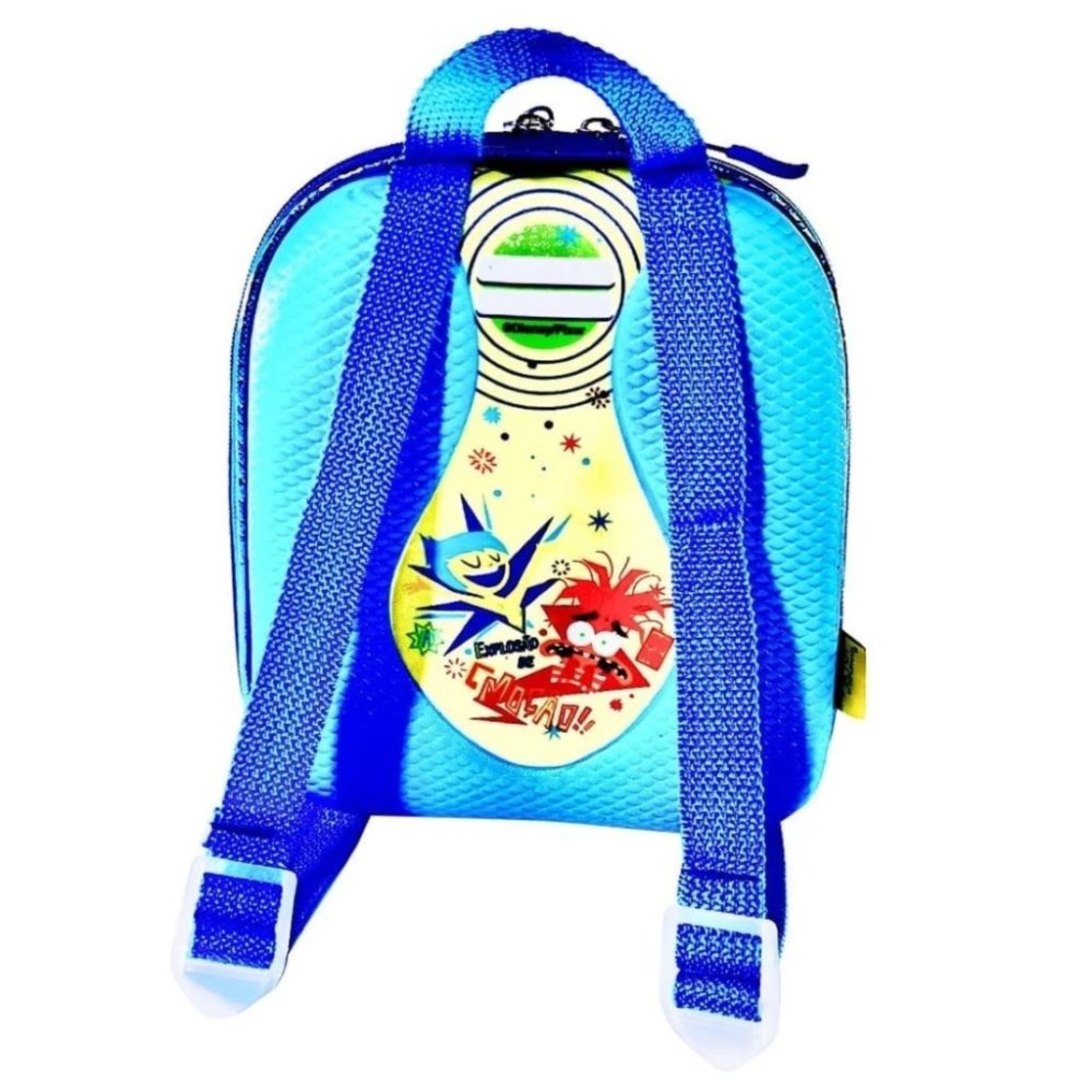 Vista 3 Infantil - Mochila MaxToy Escolar Divertidamente Roleta Azul incolor azul Maxtoy incolor azul