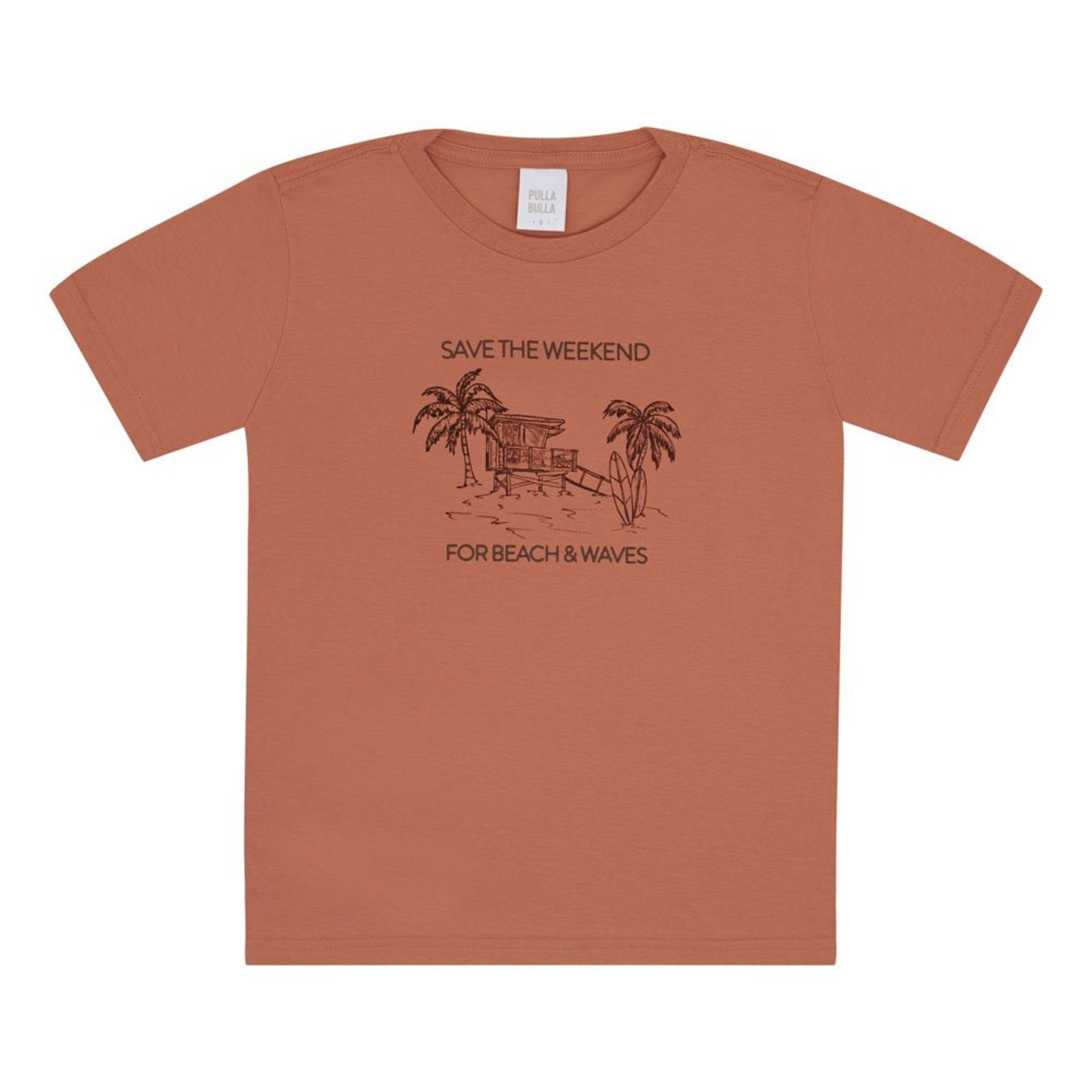 Infantil - Camiseta Menino - Laranja - 52359-1086