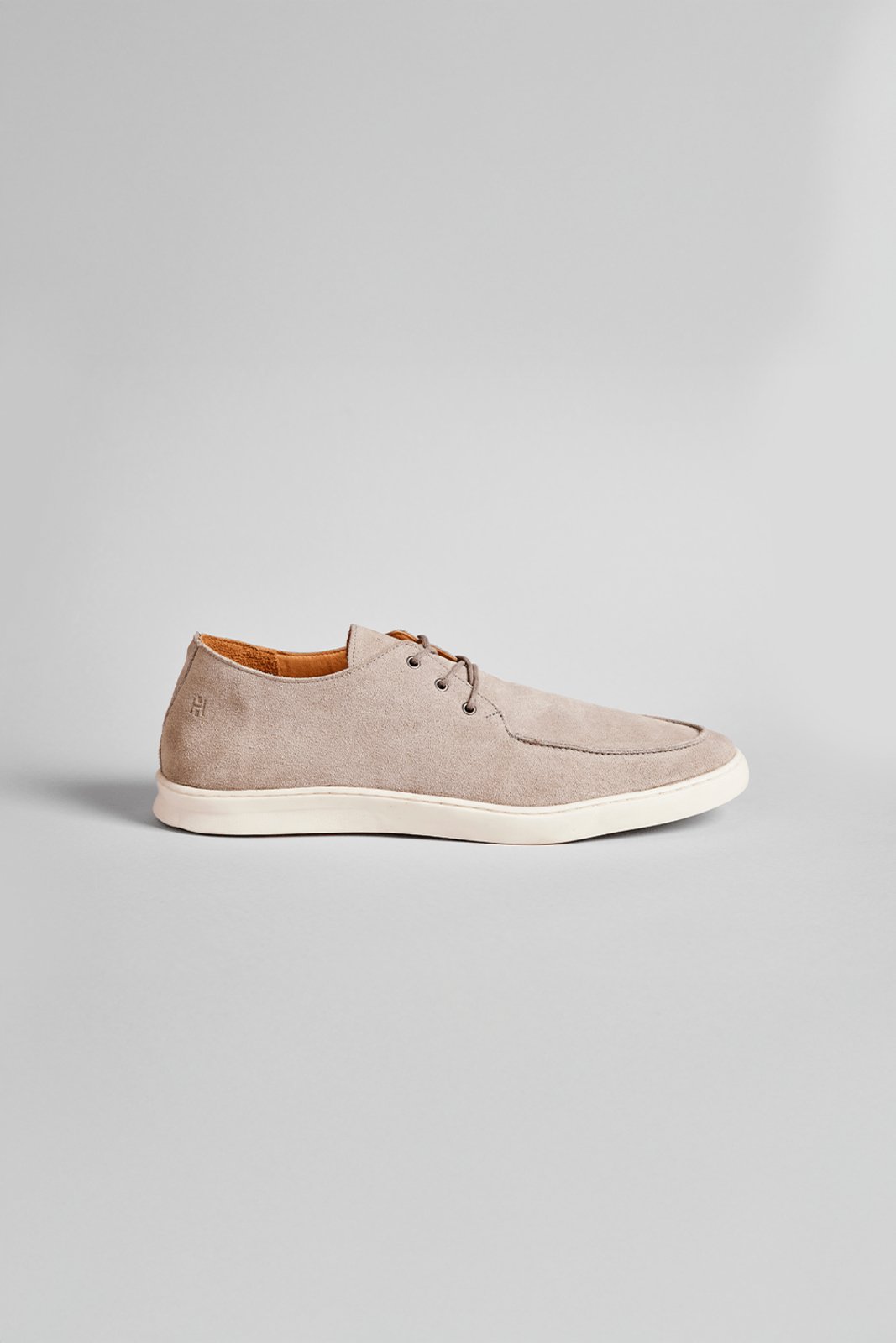 HIGHSTIL Sapato Slide Couro - Cinza Claro