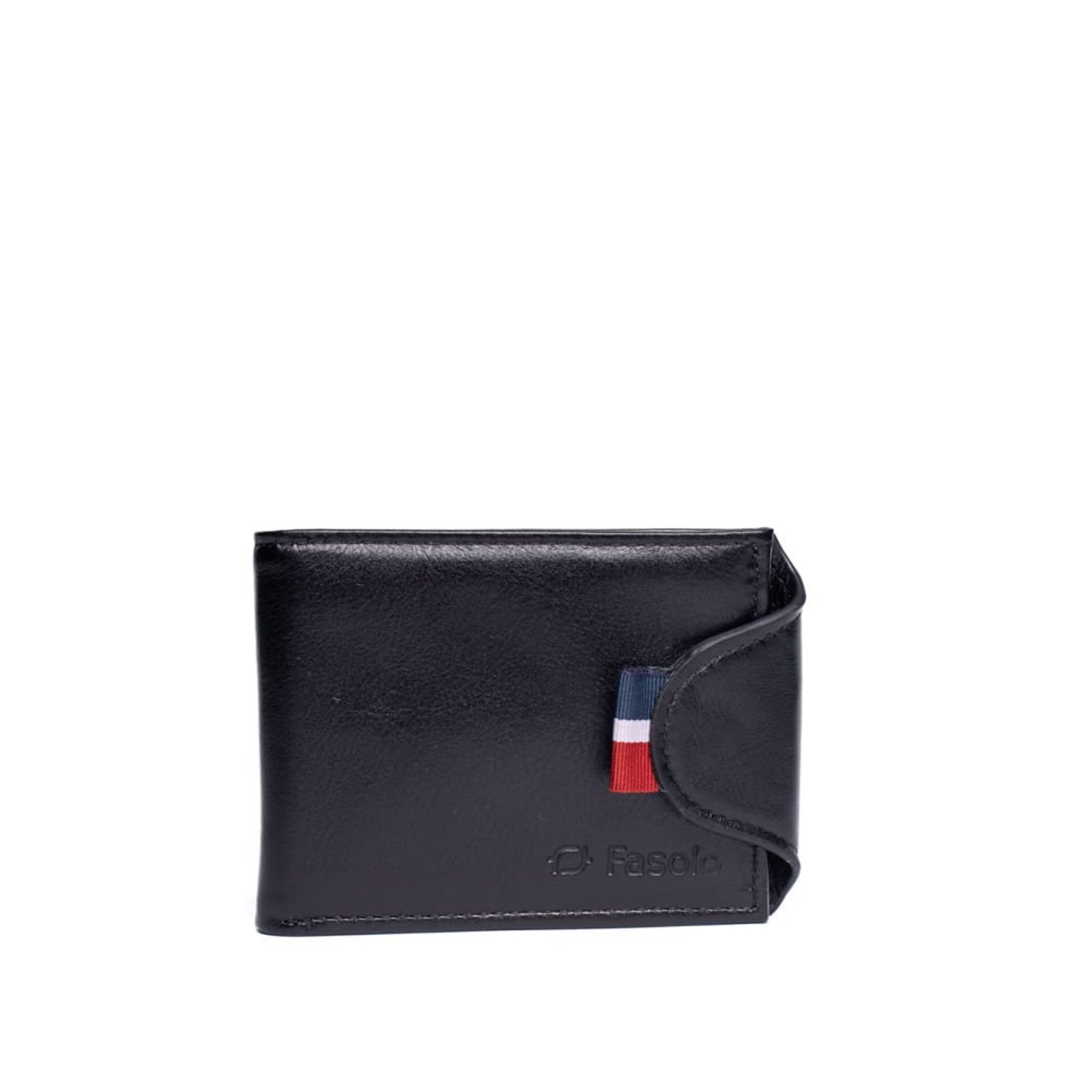 Vista 2 Carteira Masculina Fasolo Couro K900035 751 preto Fasolo preto