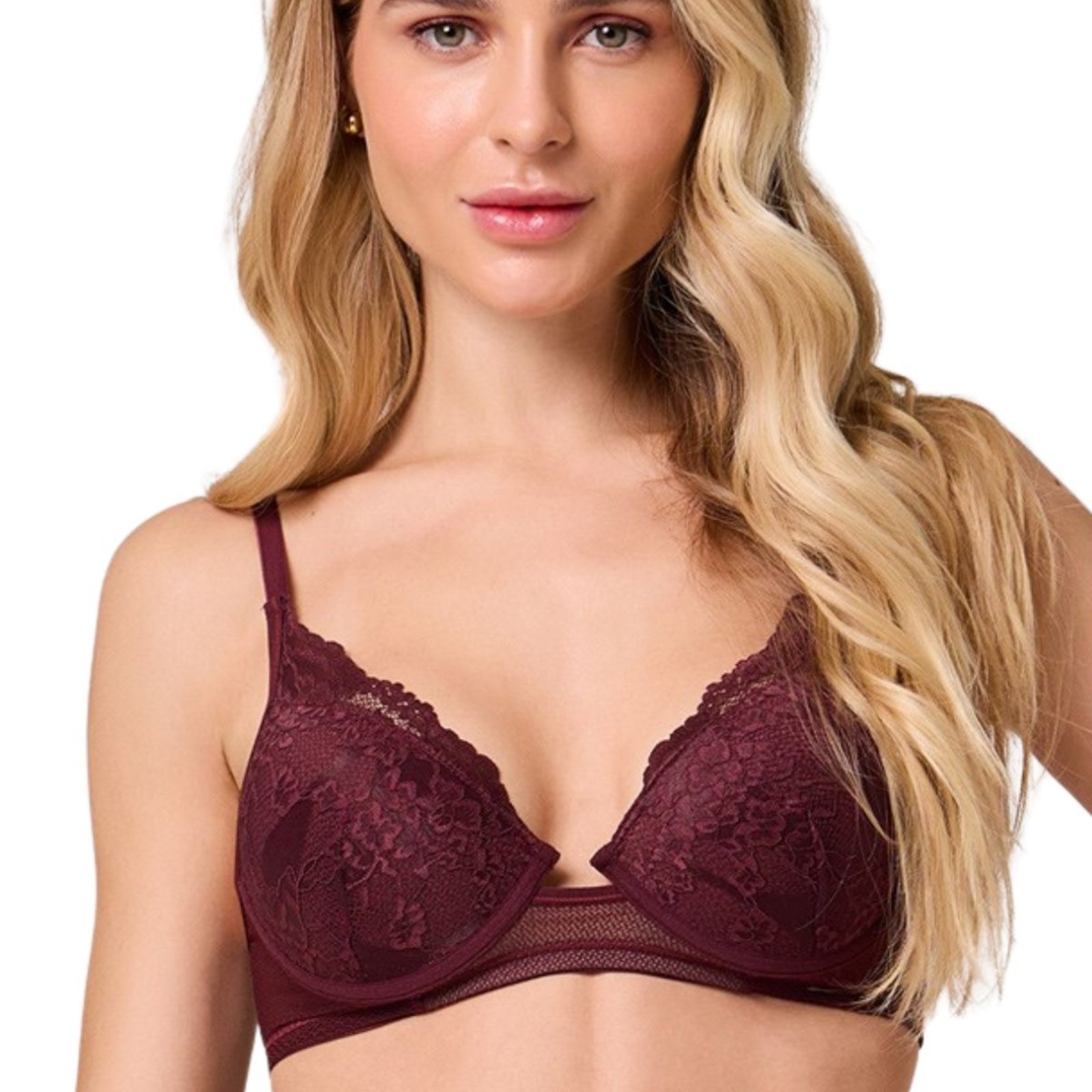 Sutiã Renda Push Up Com Bojo Bolha Liebe