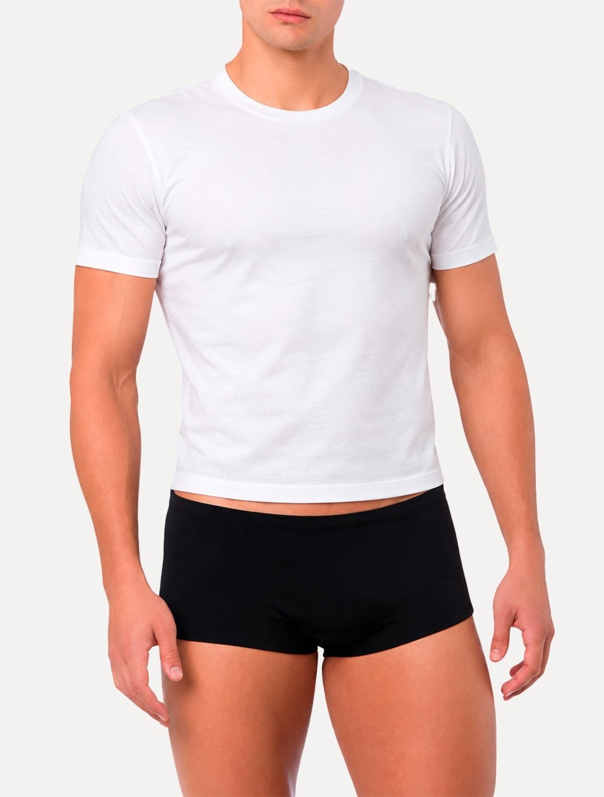 Sunga Calvin Klein Swimwear Trunk Vertical Logo Preta