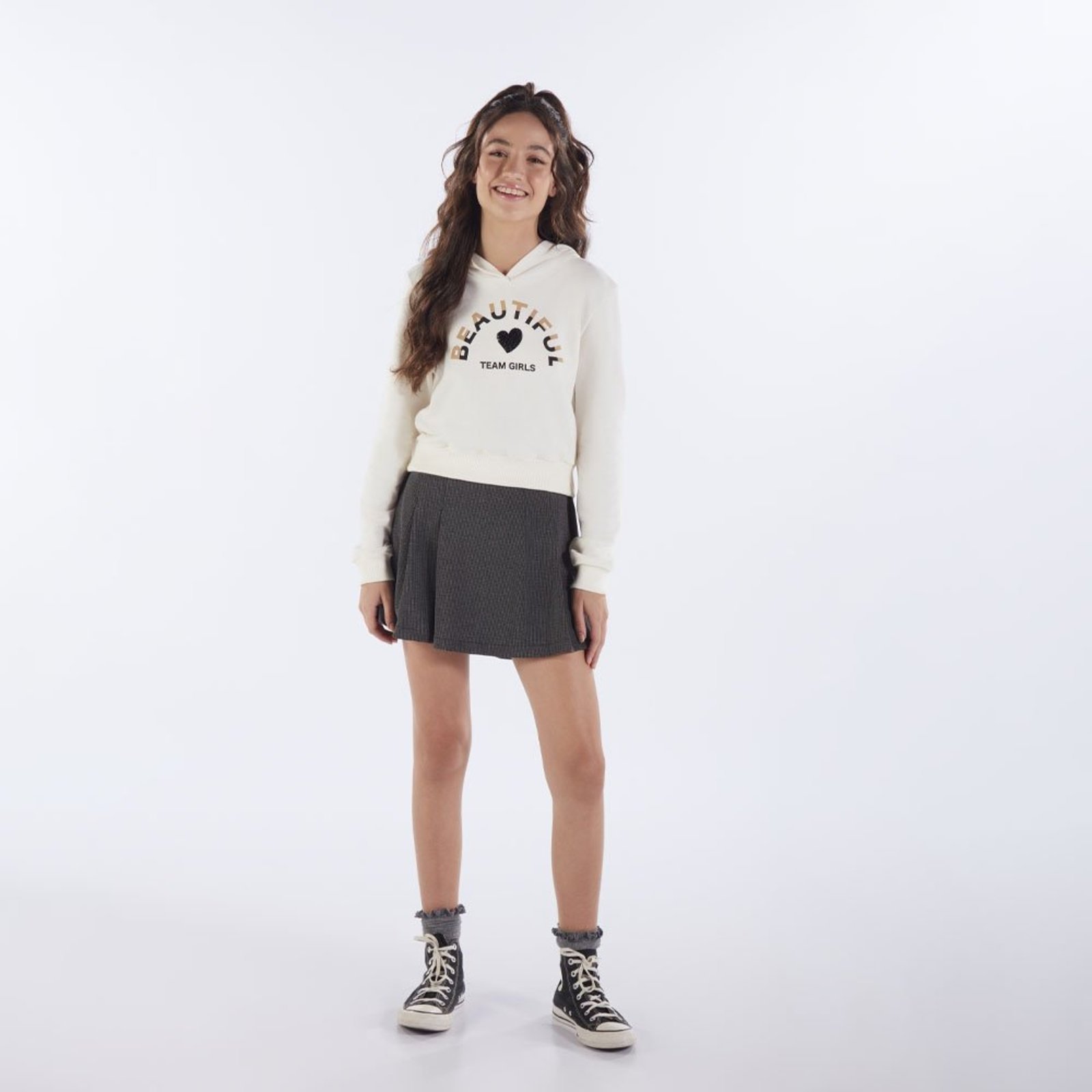 Infantil - Conjunto Juvenil Menina - Bege - 52932-1271