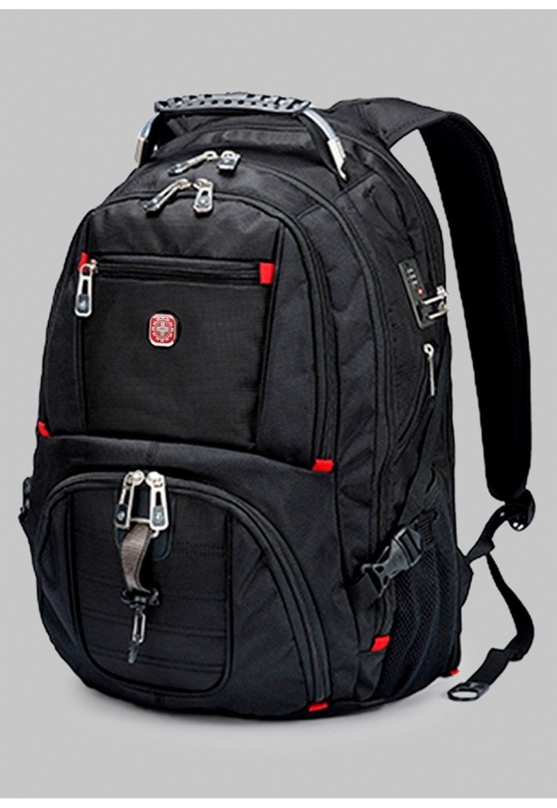 Mochila Executiva Antifurto Notebook Premium Crossgear PRETA