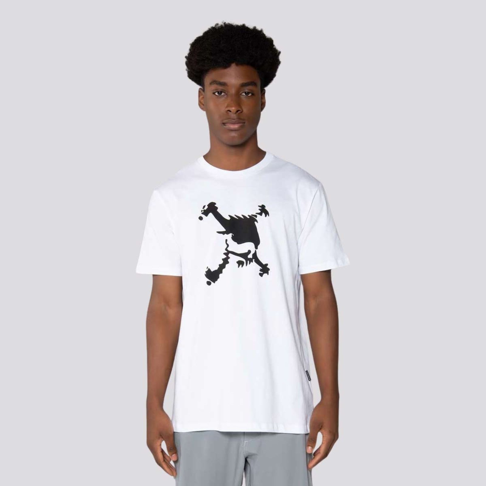 Camiseta Oakley Skull Heritage Logo Branca