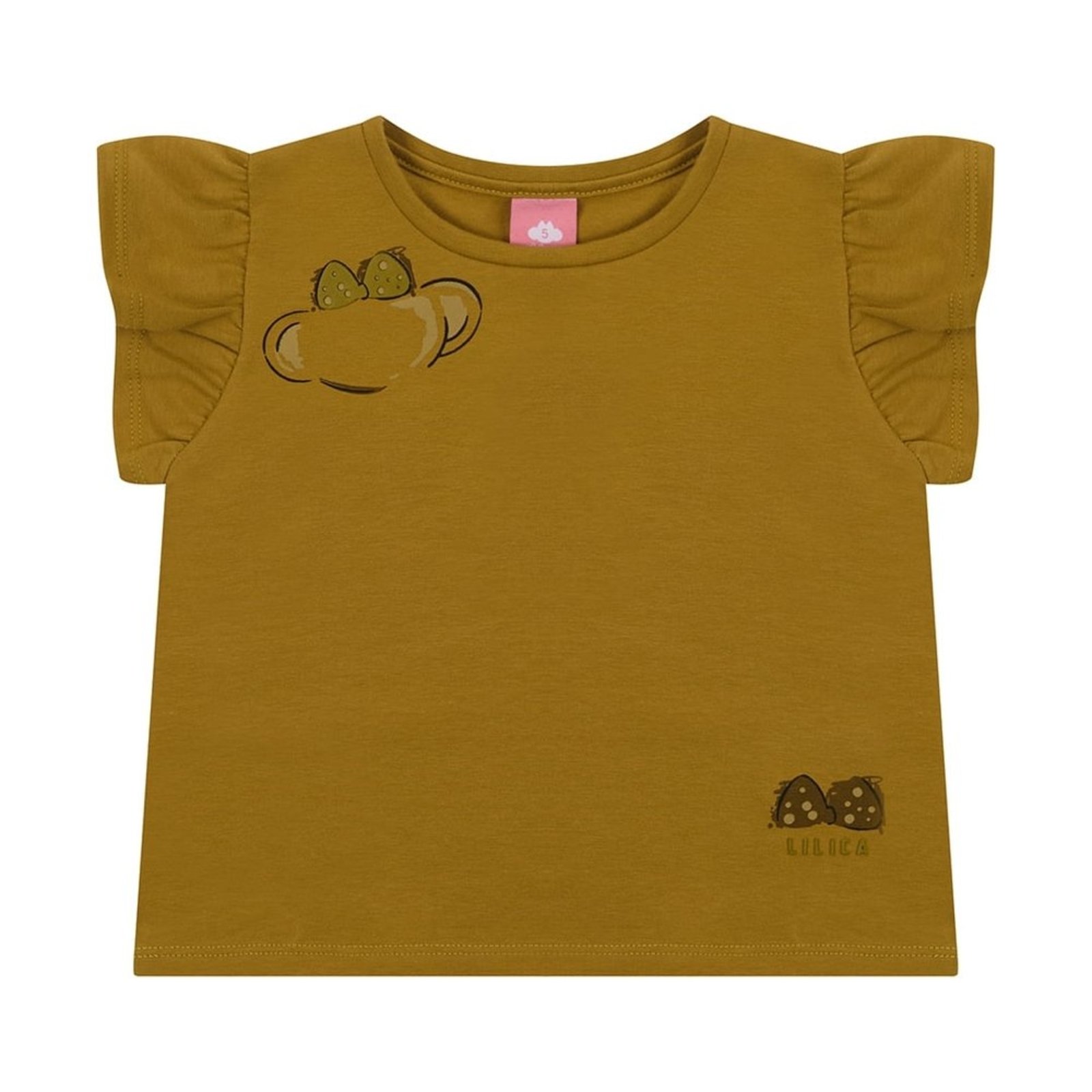 Infantil - Blusa Manga Curta Feminina Lilica Ripilica